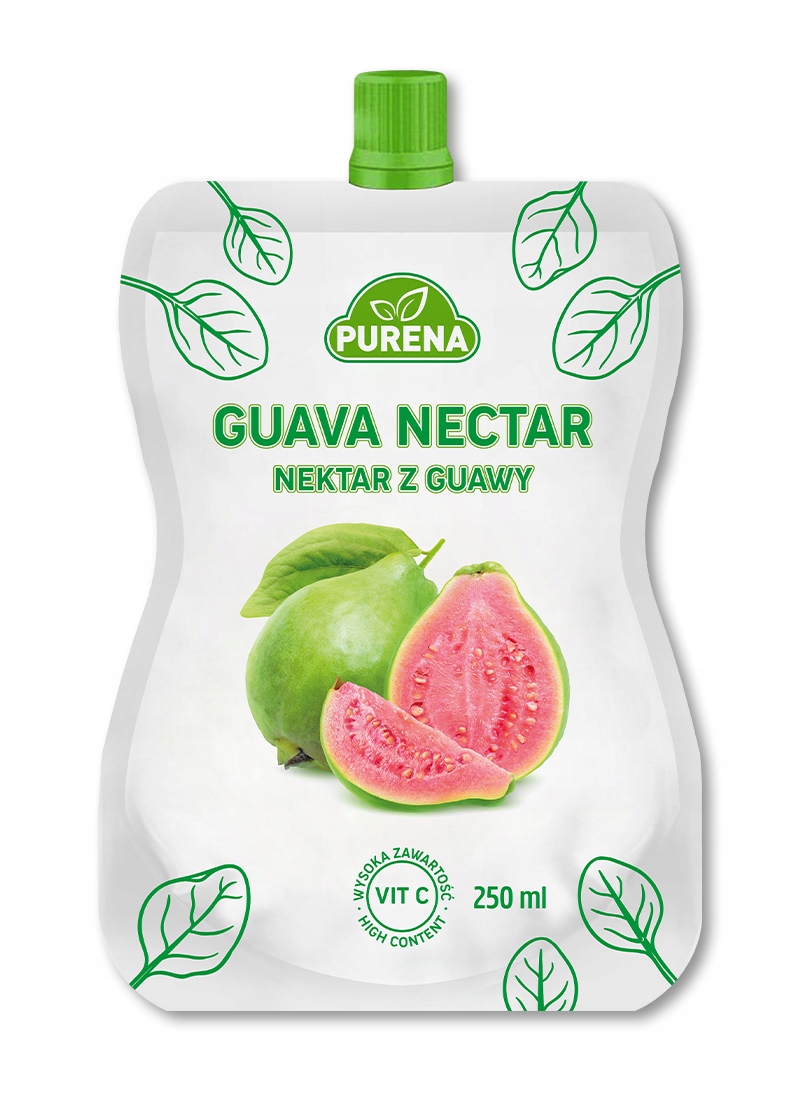 Nektar z guawy PURENA 250ml – Orzeźwiający smak egzotycznych owoców