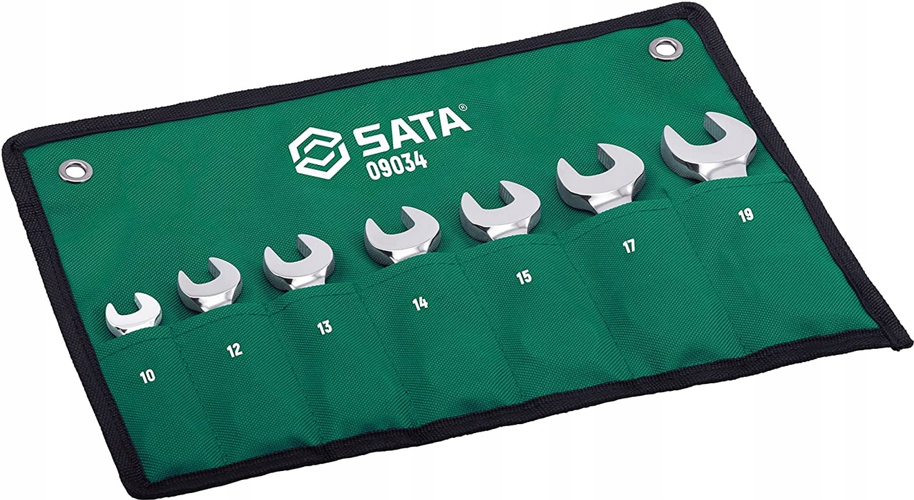 Rozmiary kluczy: 10mm, 12mm, 13mm, 14mm, 15mm, 17mm, 19mm