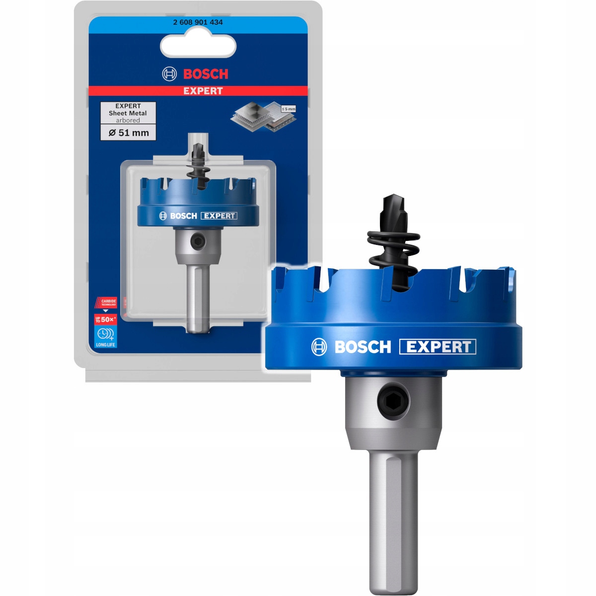 Otwornica EXP Sheet Metal 51 mm BOSCH – Niezawodność w obróbce metalu