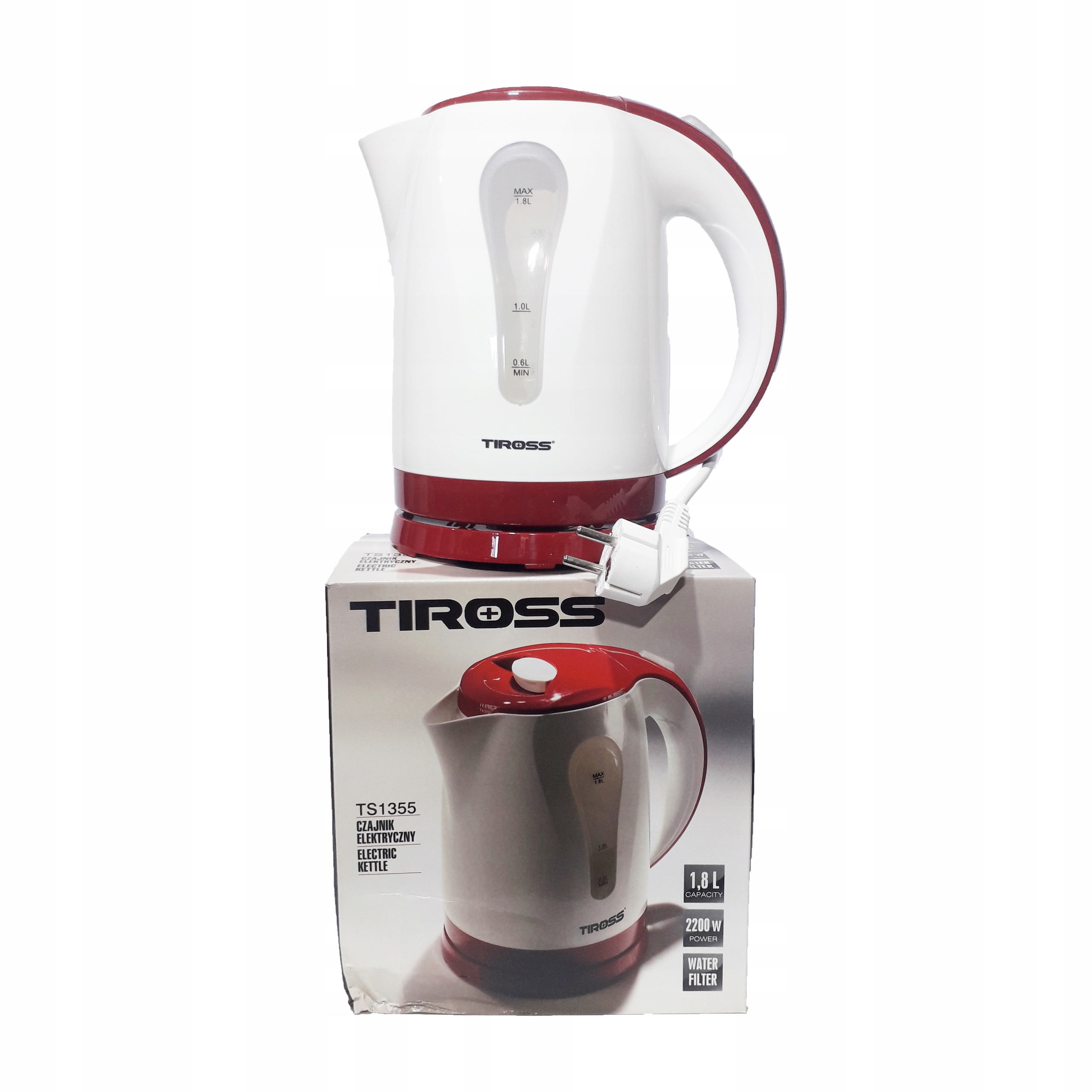 Moc 2200W – Szybkie gotowanie wody w każdej sytuacji