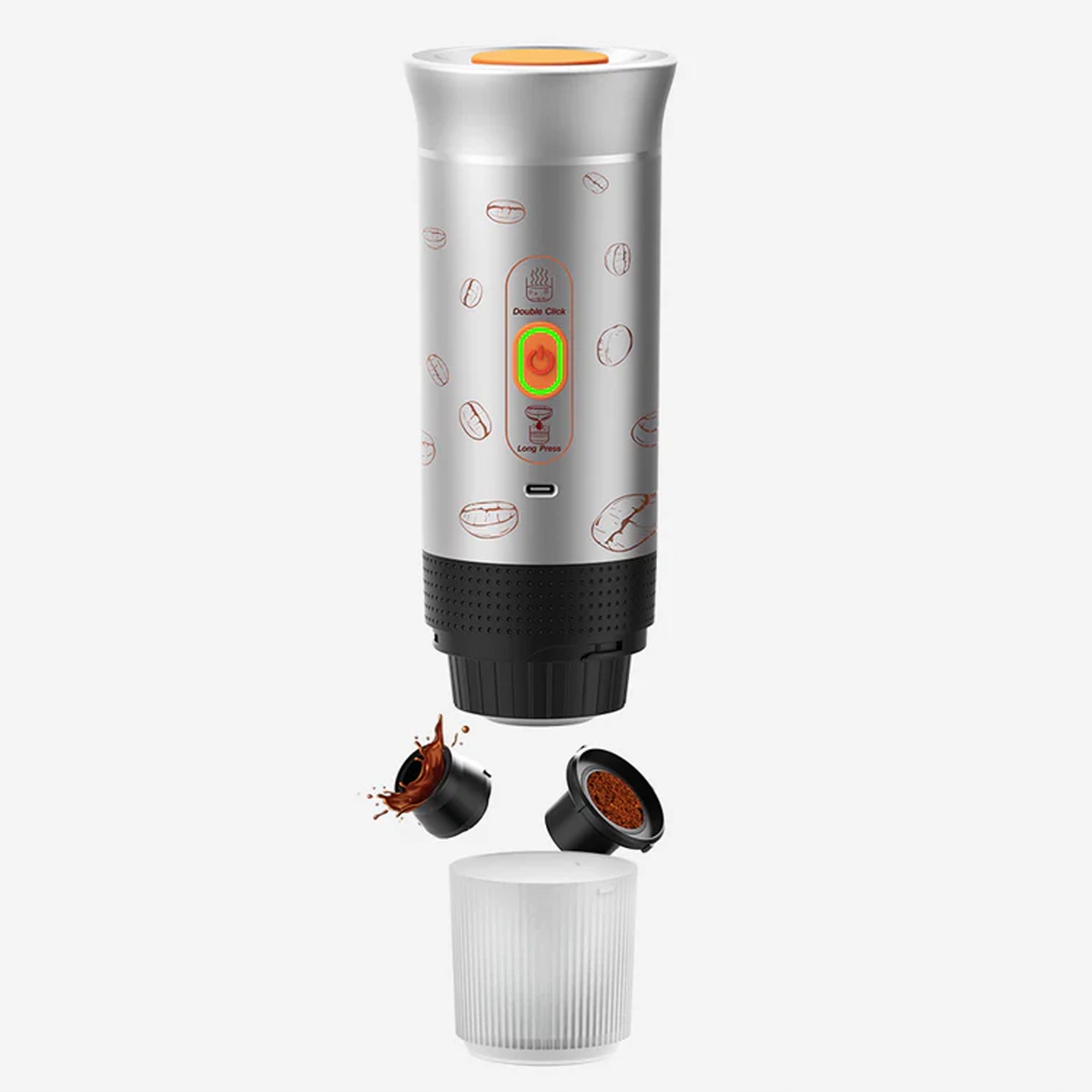 PODRÓŻNY ekspres do kawy mielonej i na kapsułki CIŚNIENIOWY 20 Bar AEROGOGO – Kawa w każdej chwili