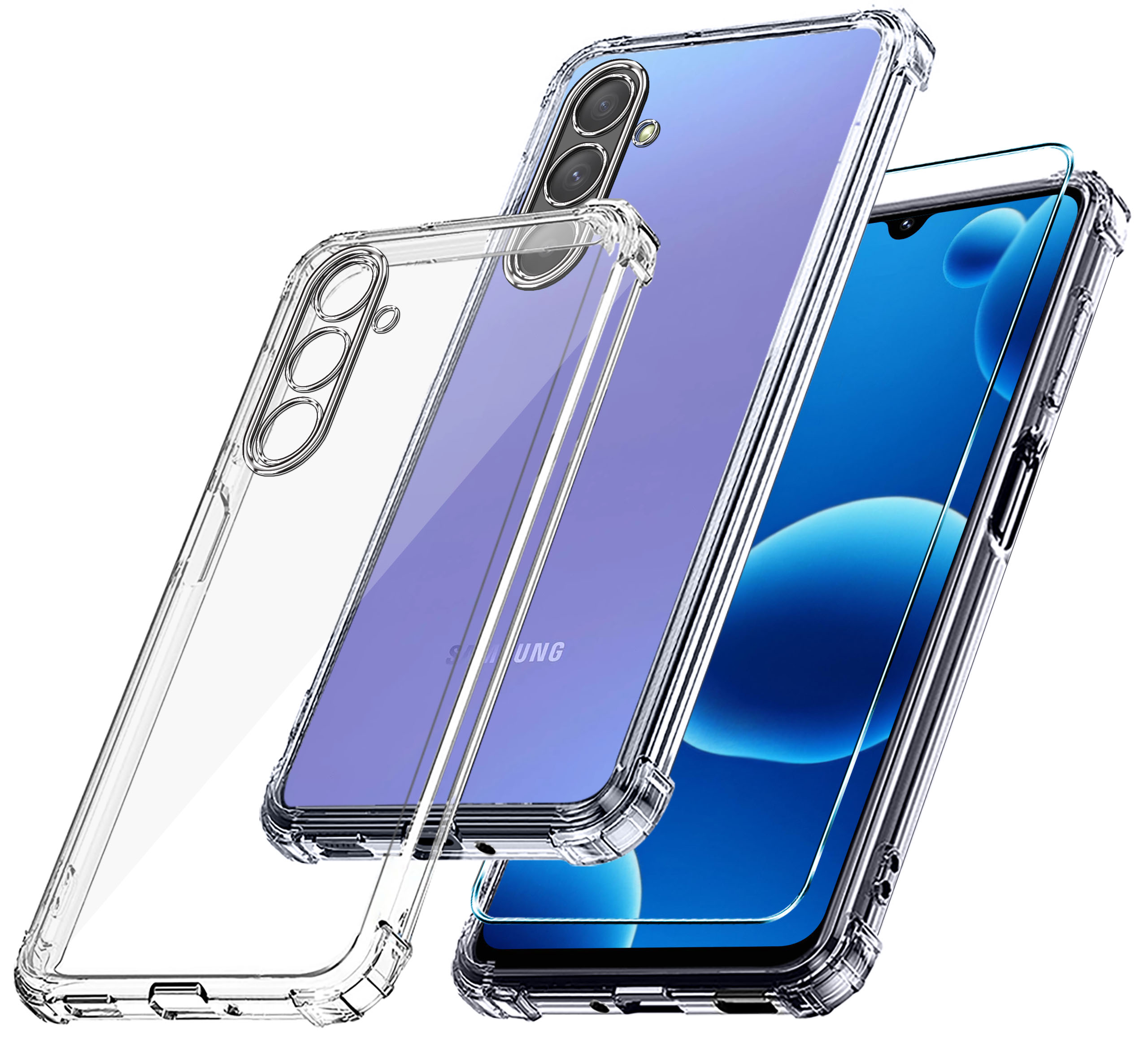Etui do Samsung Galaxy A26 5G PANCERNE CASE SILICON GUMOWE SLIM + SZKŁO 9H – Ochrona na najwyższym poziomie