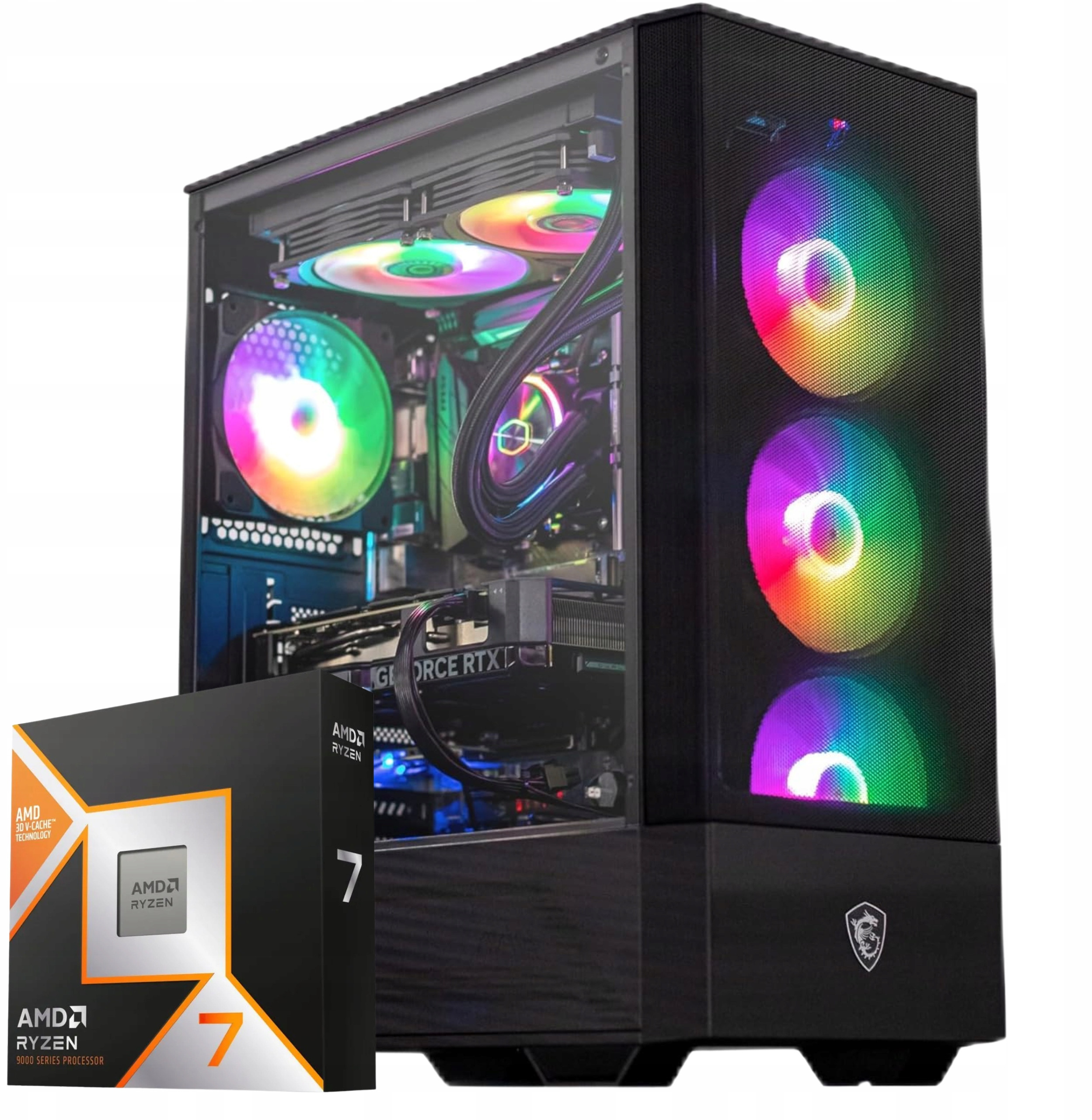 Komputer Gamingowy Ryzen 7 9800X3D RTX 5090 32GB DDR5 2TB – Twoje centrum rozrywki