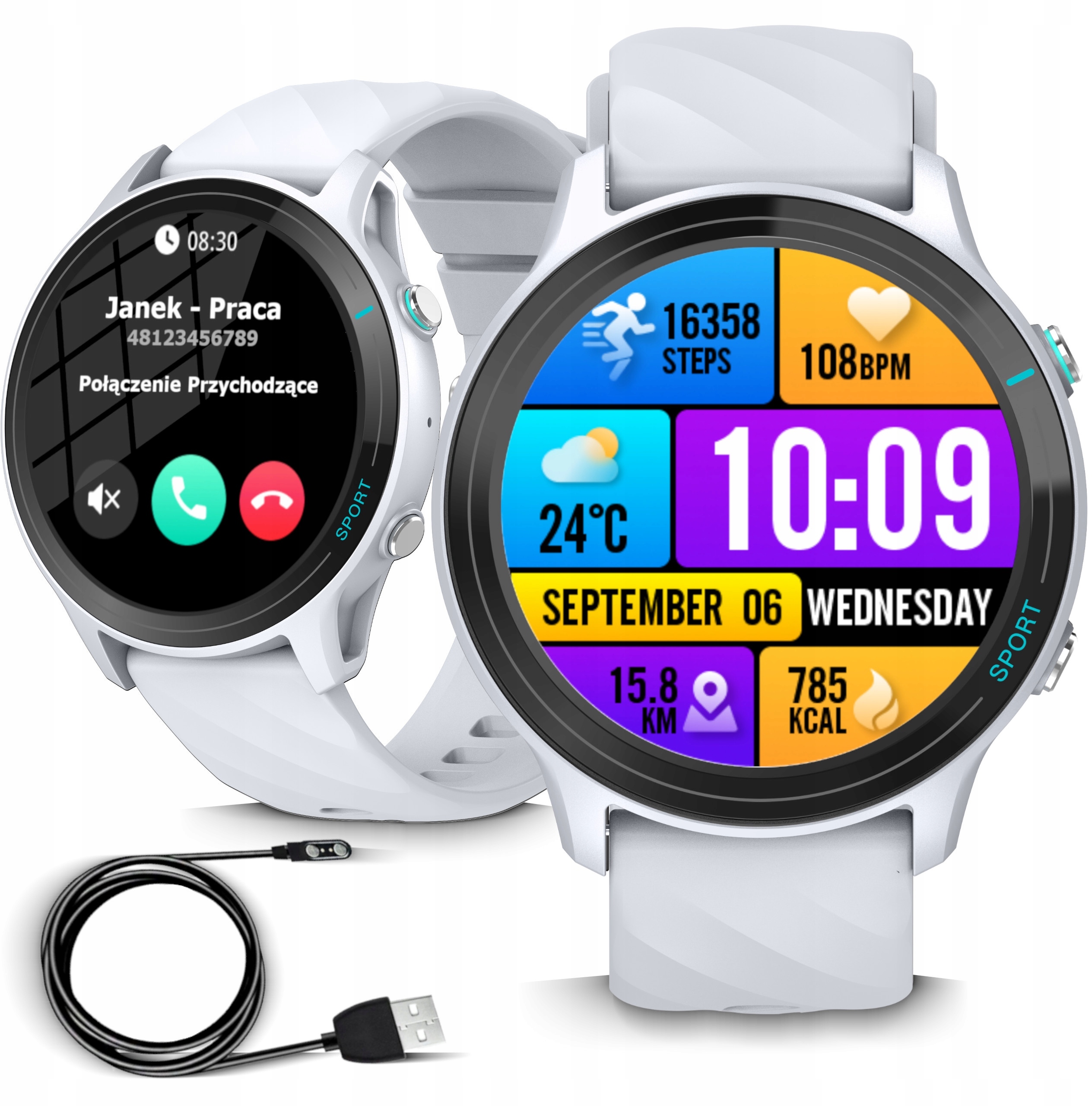 Smartwatch IP 68 Monitor zdrowia Bluetooth – Twój osobisty asystent zdrowia