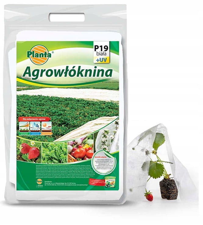 Agrowłóknina wiosenna biała 19g/m² 2,1x10 m