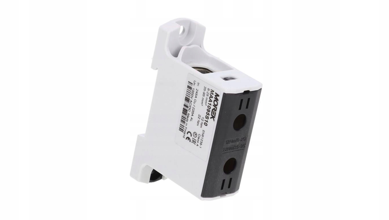 Przekrój przyłączanego przewodu od 6 do 95 mm²