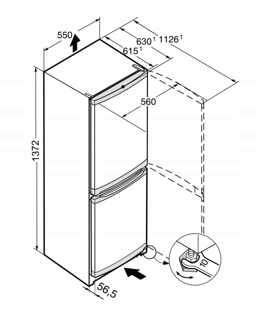 Funkcje szybkiego chłodzenia i zmiany kierunku otwierania drzwi