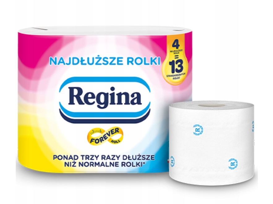 Regina Papier toaletowy 4 rolki – Wydajność i komfort na co dzień