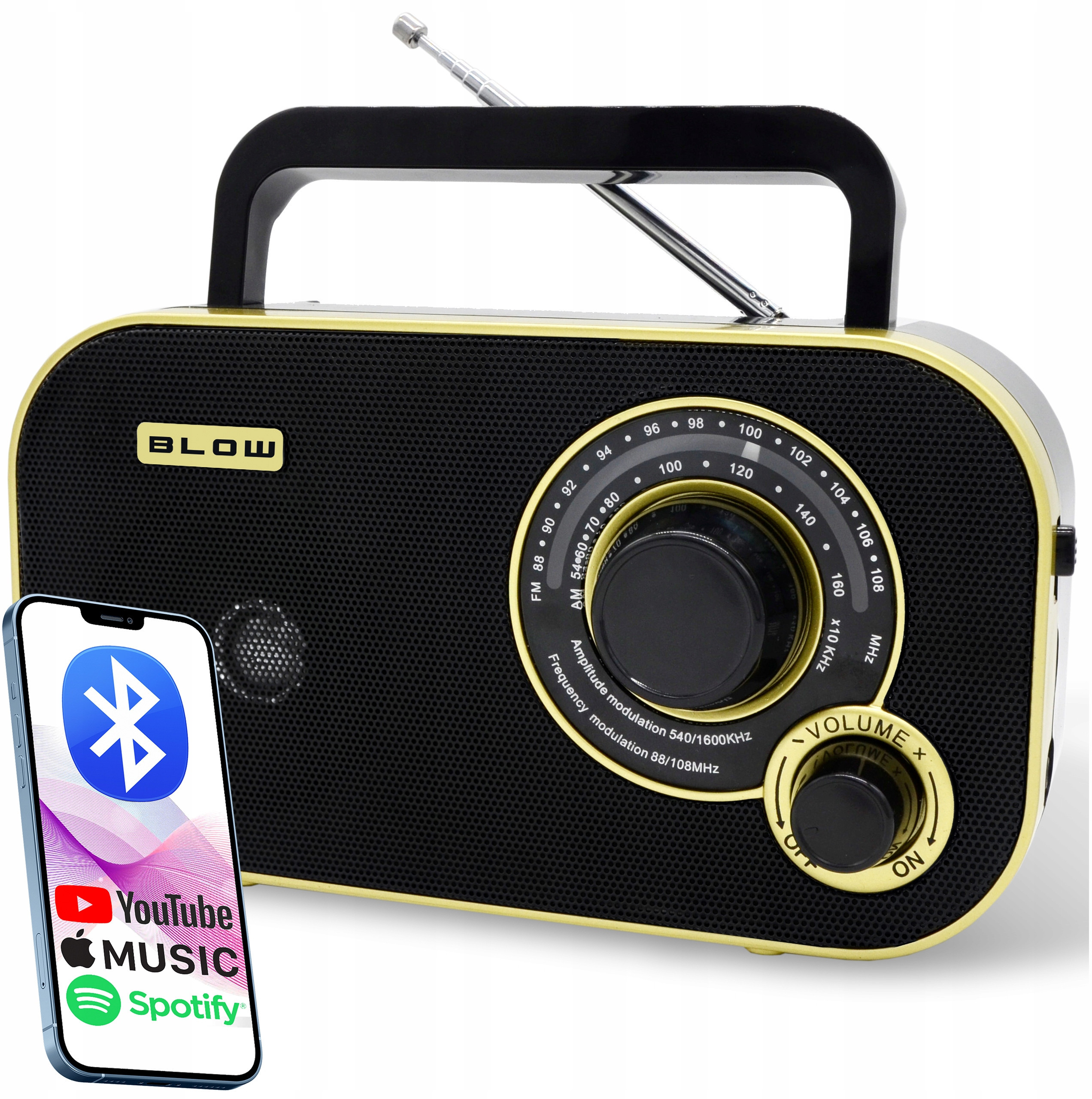 Wszechstronność odtwarzania – Bluetooth, USB i karty SD