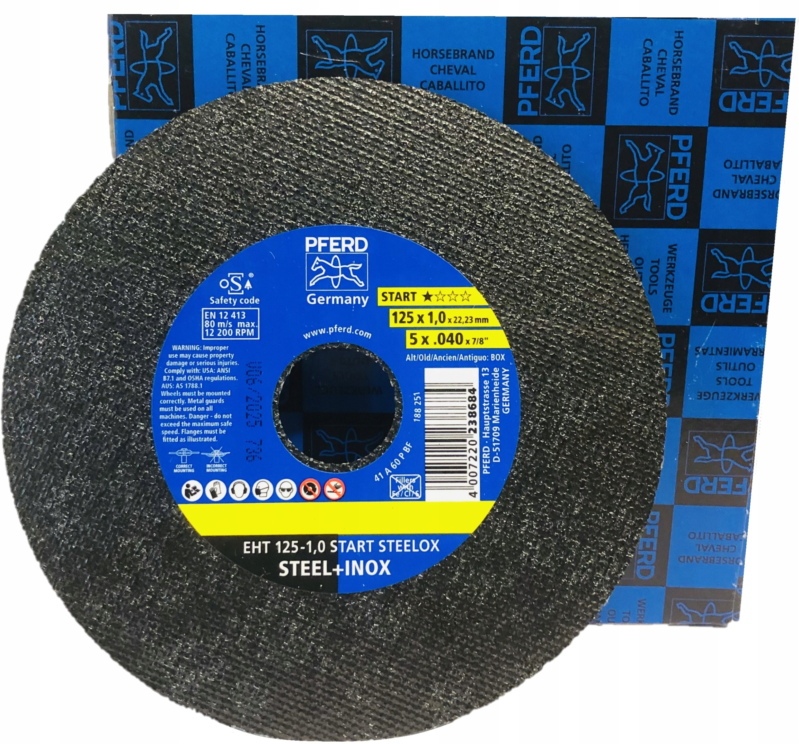 Przykładowe zastosowanie tarczy – cięcie blach, profili i materiałów pełnych