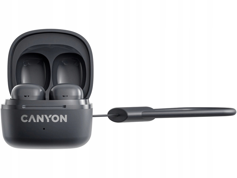 Słuchawki Canyon headset OnGo 4 mini TWS Gray – Komfort i jakość dźwięku w Twoich uszach