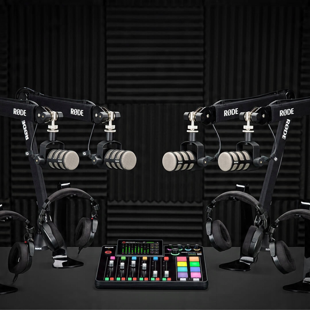 RODE Ultimate Podcaster Bundle Colors – profesionāls podkāstu komplekts