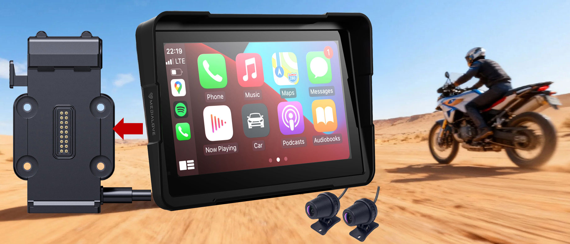Bezprzewodowe połączenie z Apple CarPlay i Android Auto