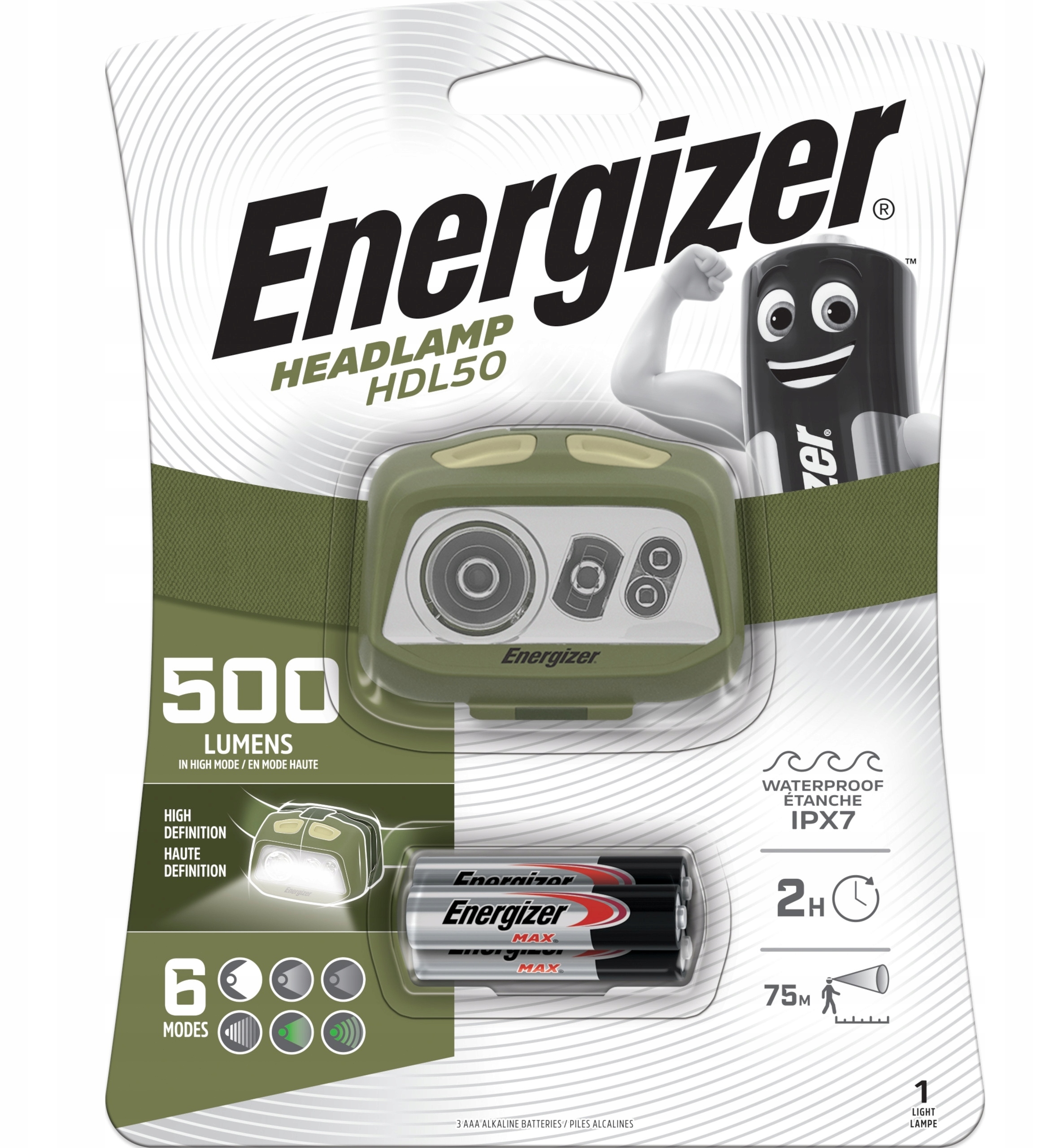 Zasilanie na 15 godzin – Długotrwała praca dzięki bateriom Energizer MAX