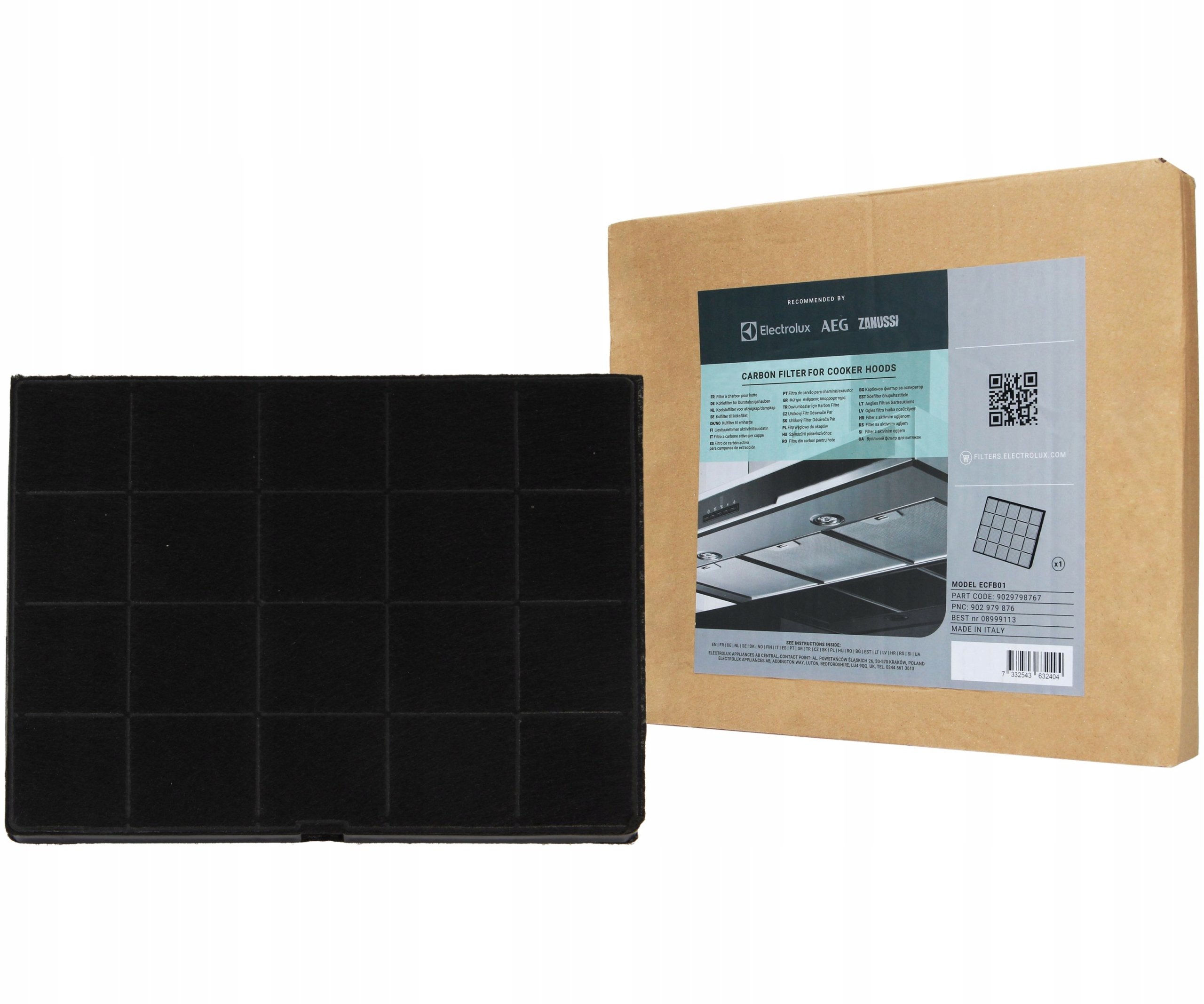 Filtr węglowy Electrolux ECFB01ST – Skuteczne oczyszczanie powietrza w kuchni