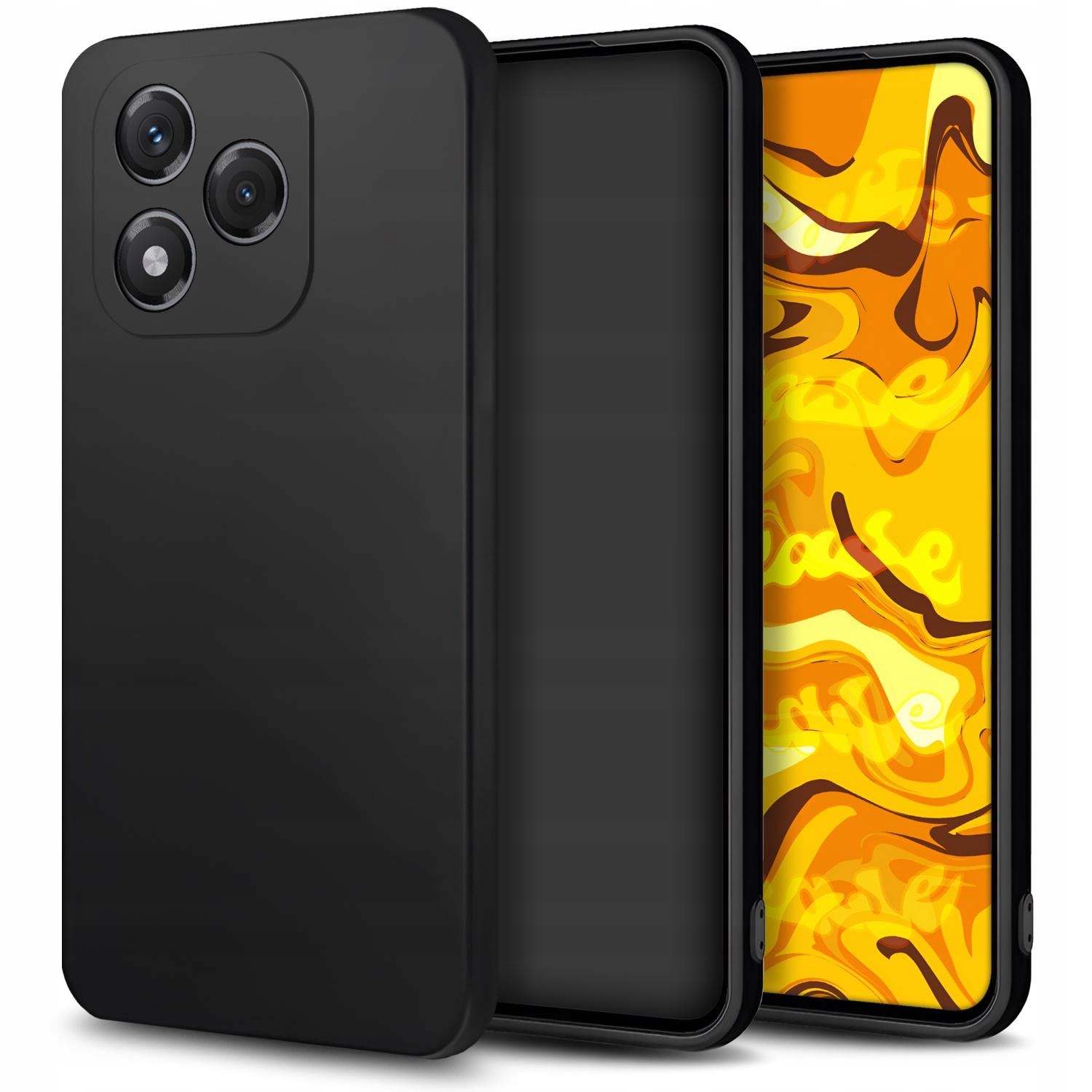 Etui Do Honor 400 Lite (Czarne, Matowe, Gumowe, Obudowa, Silikon, Slim) – Ochrona i styl w jednym