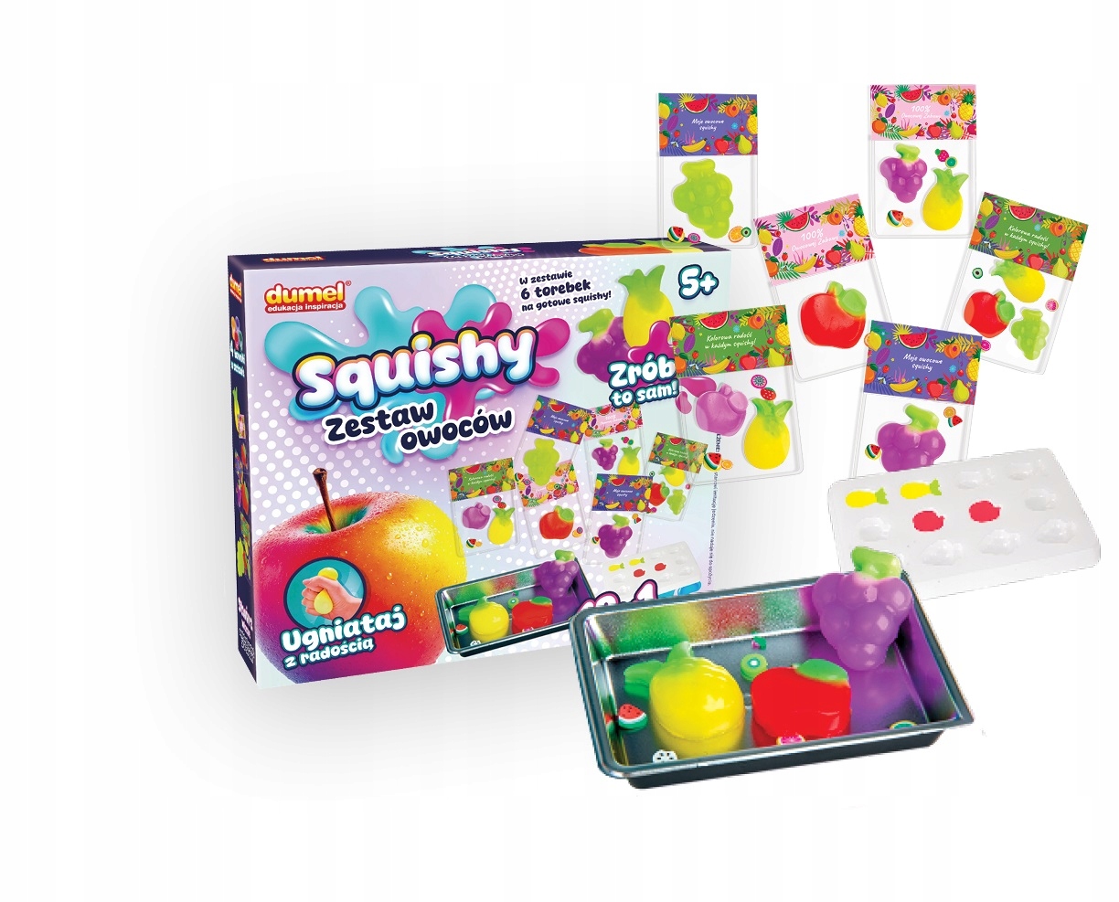 Twórz własne squishy – Kolorowe owocowe szaleństwo