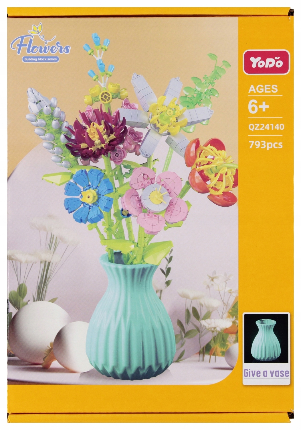 Klocki konstrukcyjne Mega Creative Kwiaty 793 szt. – Kreatywna zabawa dla dzieci