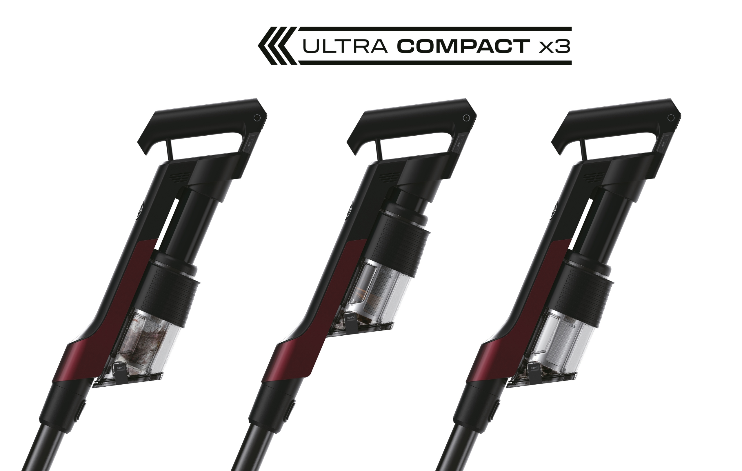 Zwiększona moc ssania dzięki technologii Ultra Compact X3