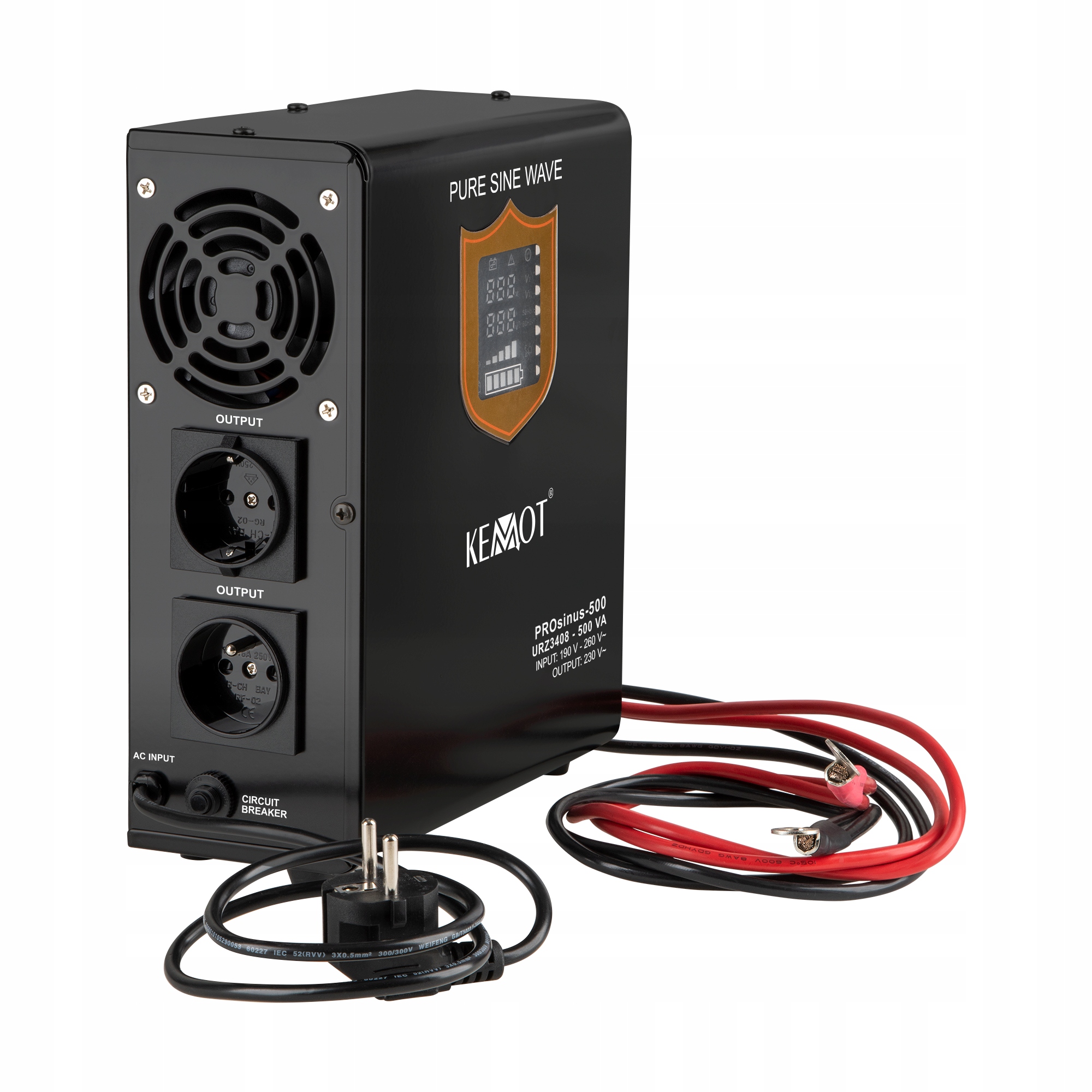 Trzy tryby pracy zasilacza KEMOT PROsinus-300W