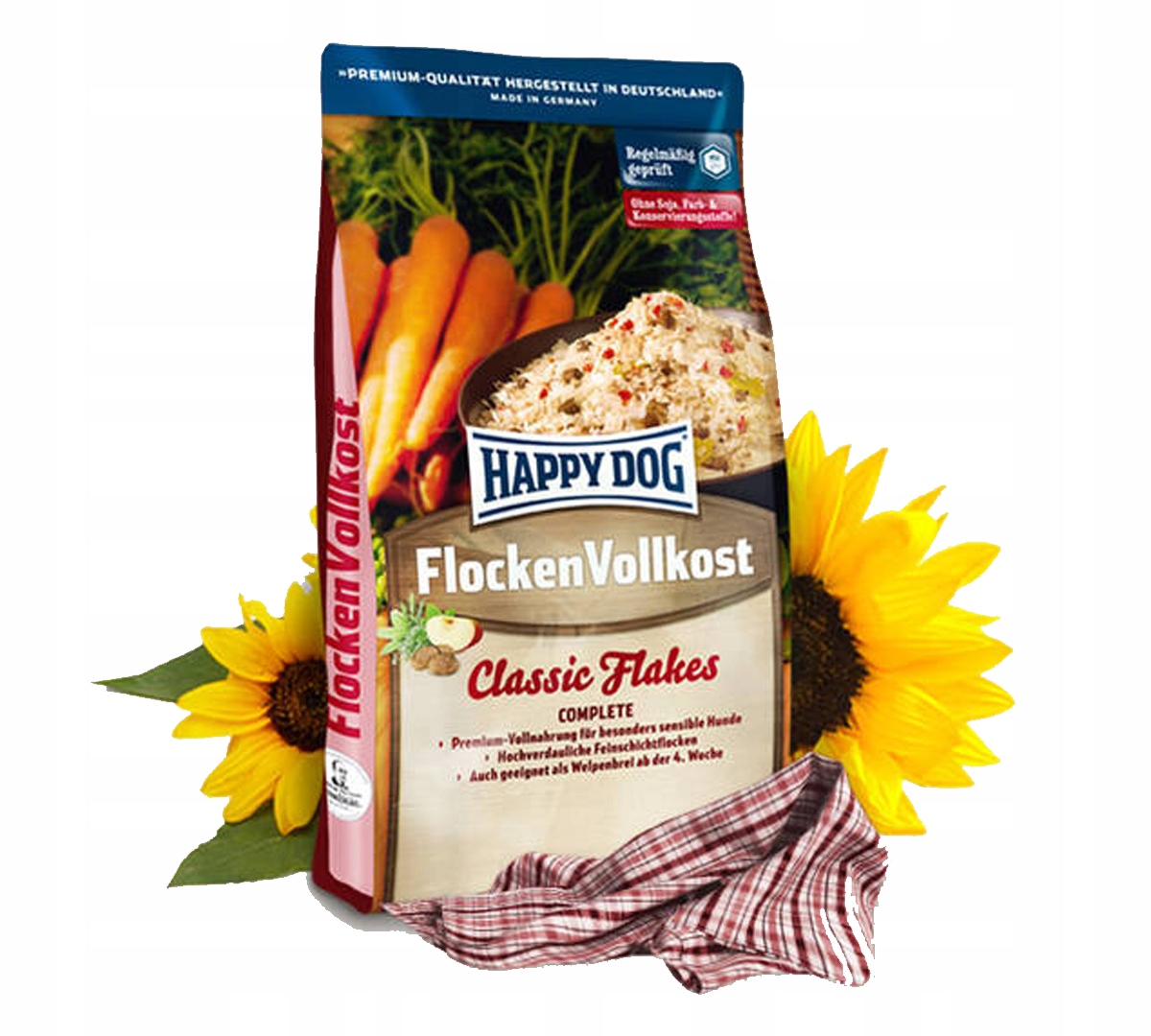 Płatki Pełnoporcjowa Happy Dog Flocken Vollkost – Idealna karma dla psów