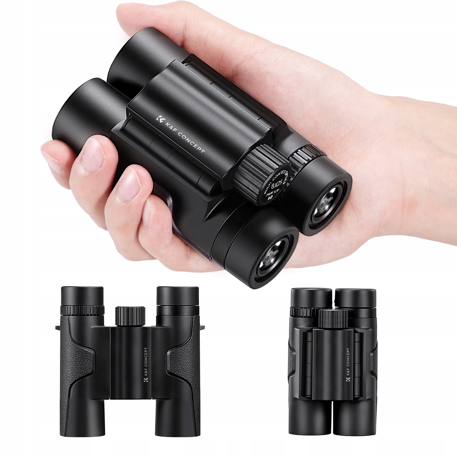 Lornetka MINI K&F CONCEPT ZOOM 8x 25mm – Idealna do obserwacji przyrody i turystyki
