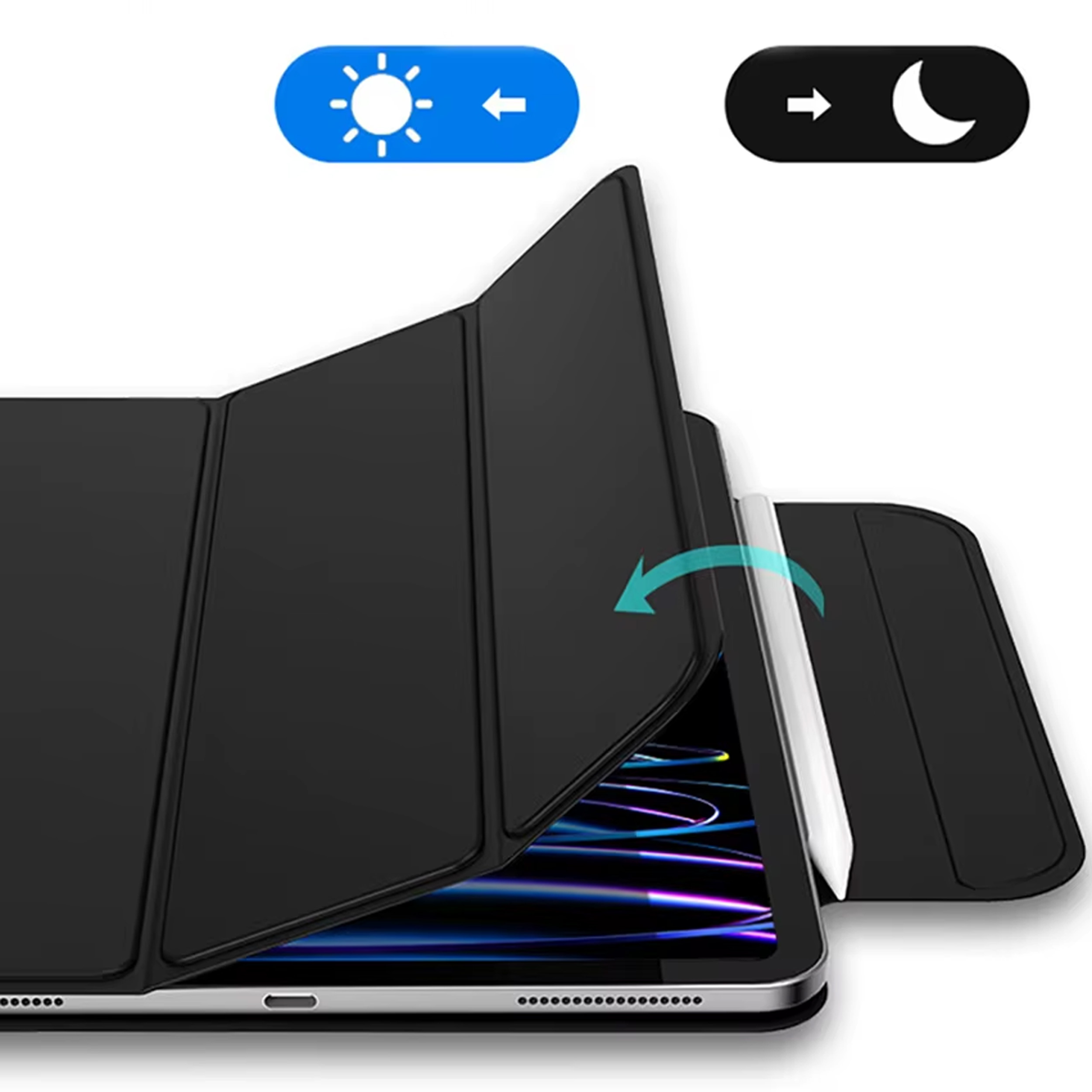 Etui Magnetic do Apple iPad 10 10.9 10 GEN 2022 iPad 11 A16 11 GEN 2025 – Stylowa ochrona dla Twojego tabletu