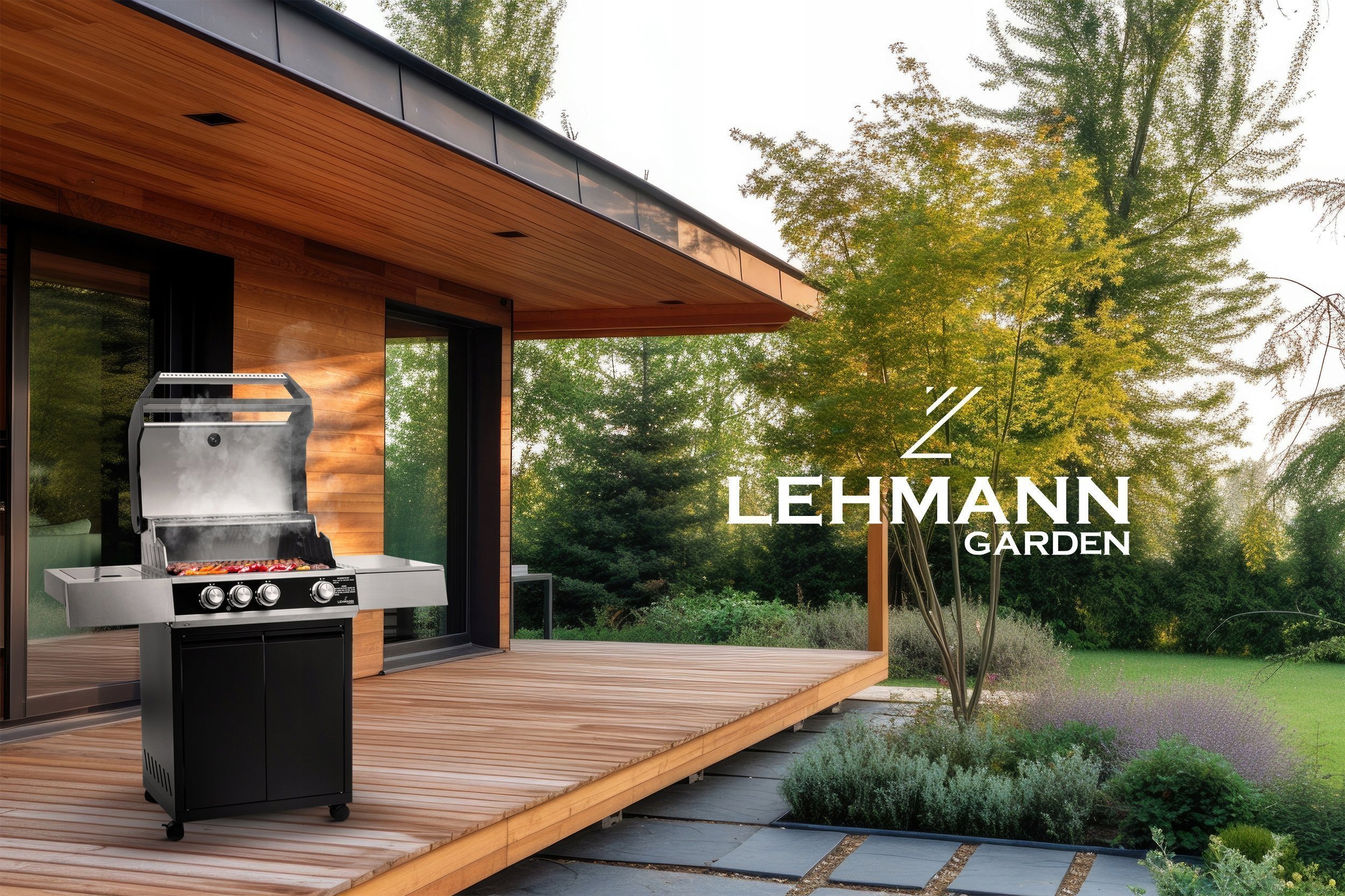 GRILL GAZOWY PREMIUM 3+1 RUSZT ŻELIWNY POKRYWA Z OKIENKIEM 13kW 4 PALNIKI Kod producenta MOCNY Grill Gazowy PREMIUM DAKOTA 13kW