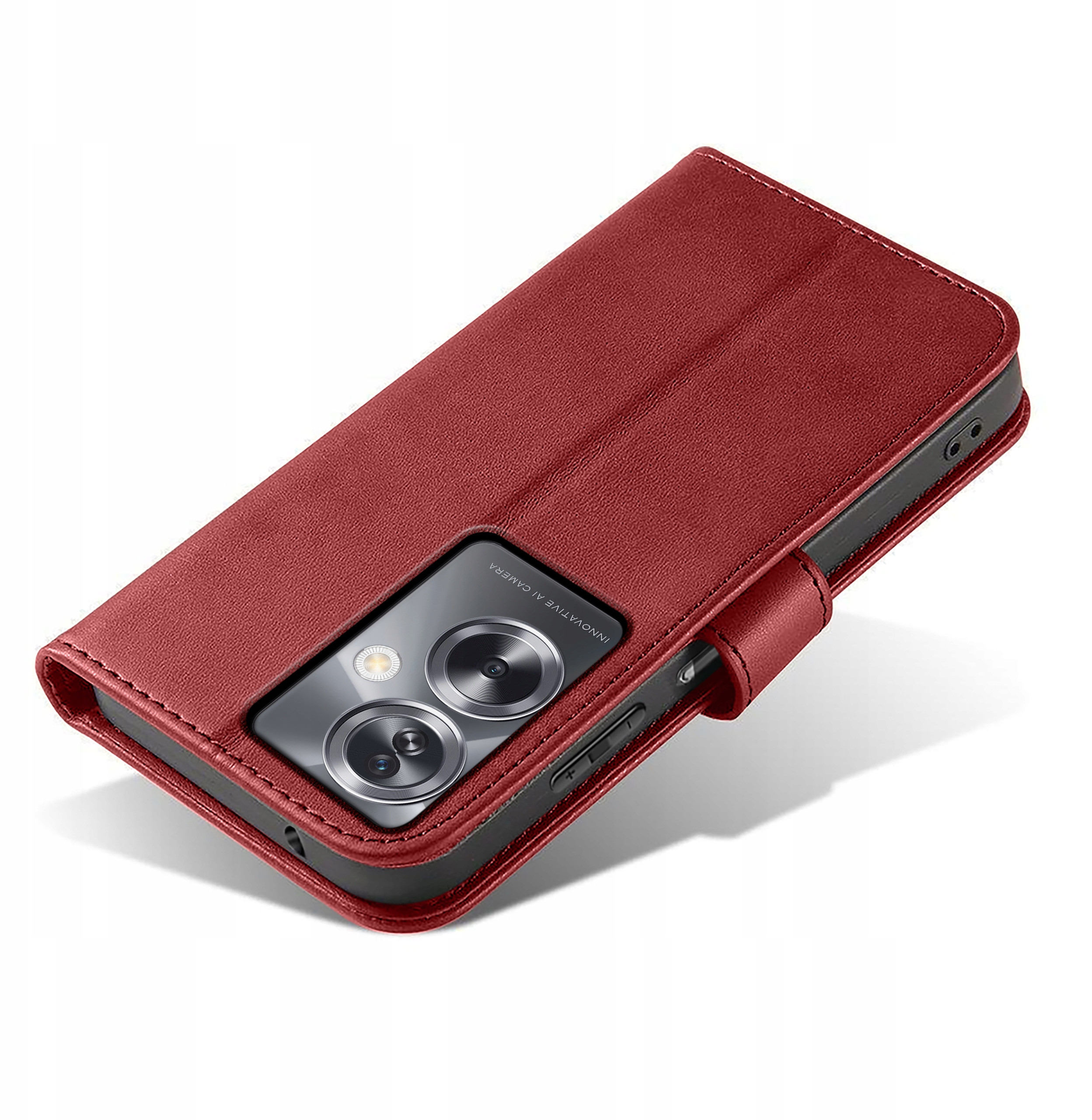 Wysokiej jakości skórzane etui z klapką