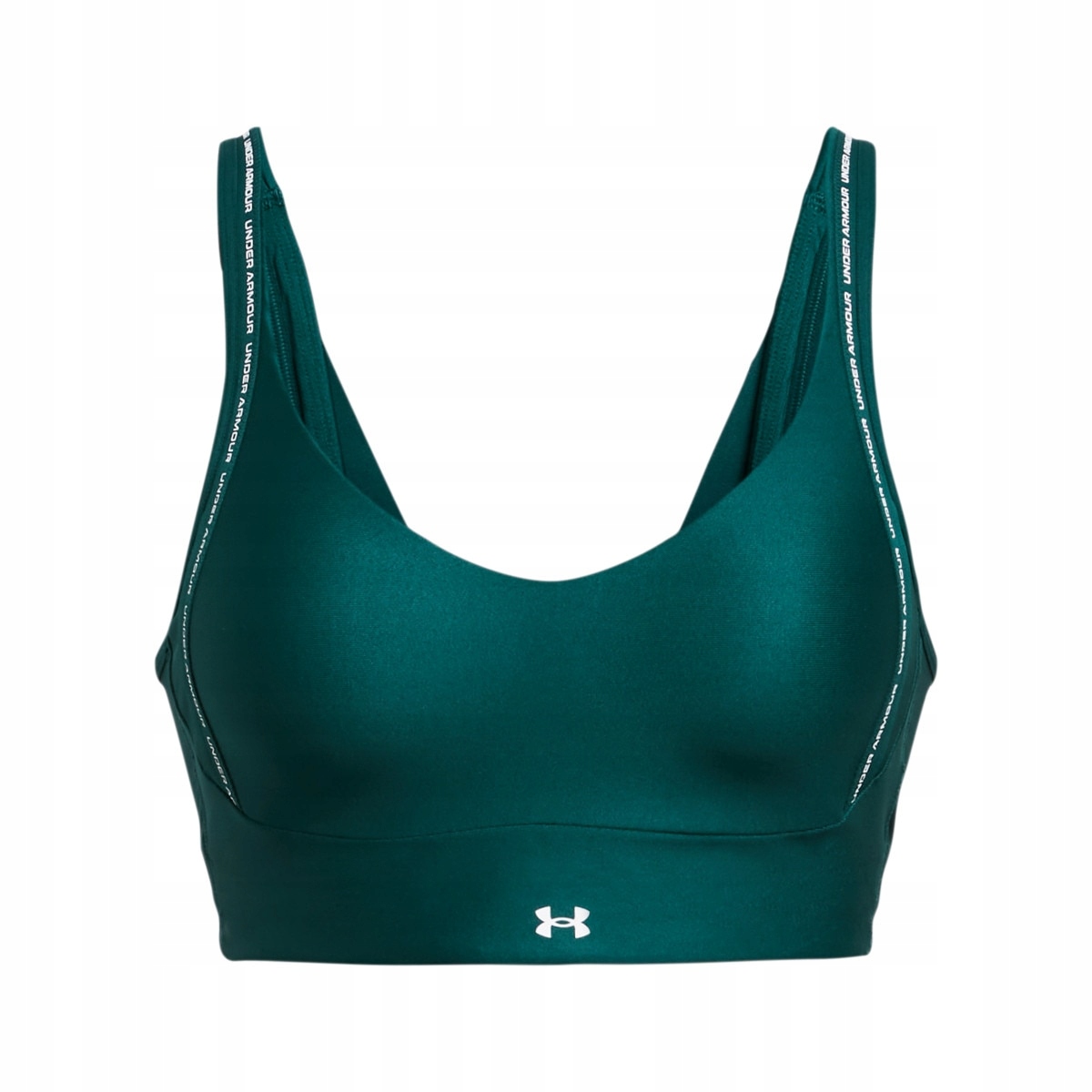 Biustonosz treningowy Under Armour UA Infinity Low 2.0 Strap Bra Zielony – Komfort i wsparcie podczas treningu