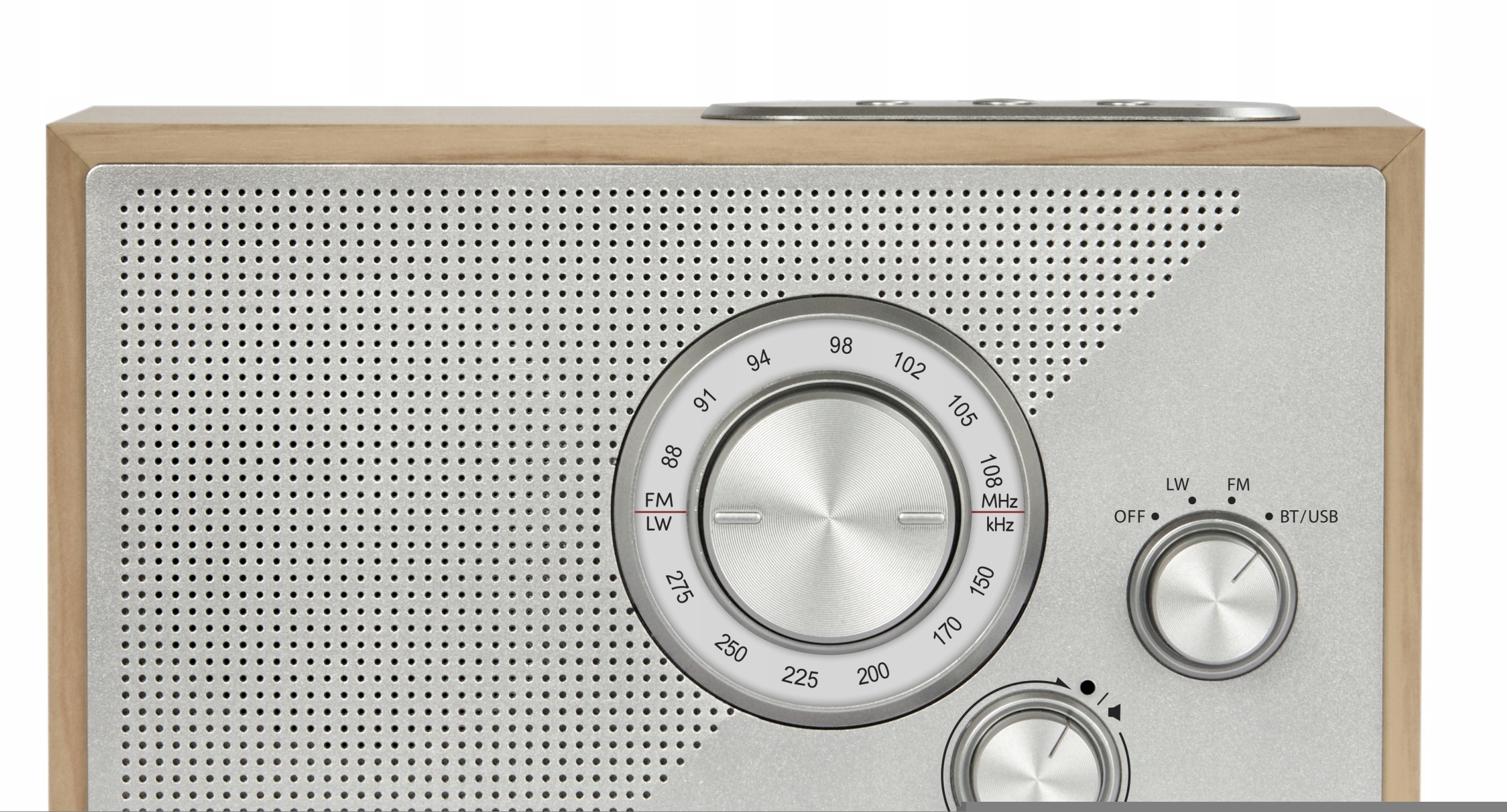 Wymiary i złącza radia Słowik Eltra