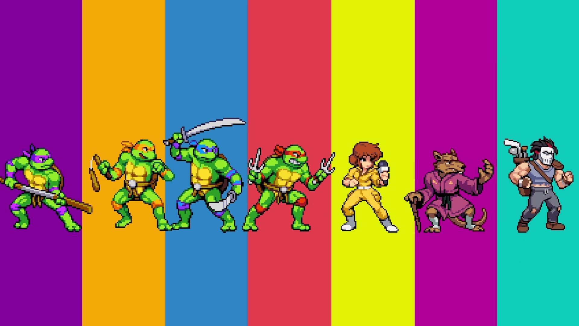 Wspaniała grafika w stylu pixel art