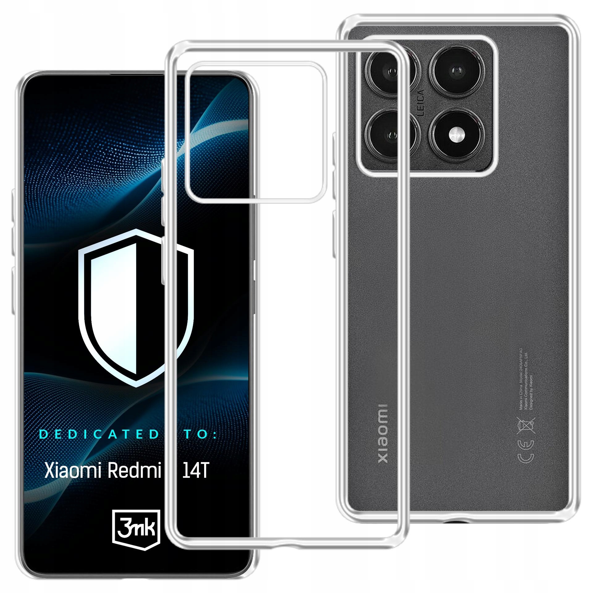 Xiaomi 14T - 3mk HARDY® Vision Case™ – Przezroczysta ochrona dla Twojego smartfona
