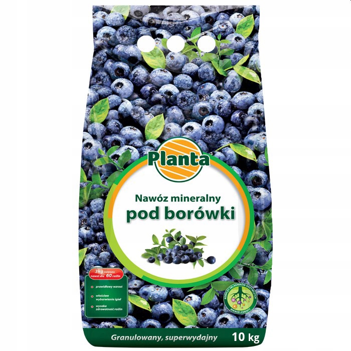 Nawóz pod borówki wieloskładnikowy granulat 10 kg – Idealne wsparcie dla Twojego ogrodu