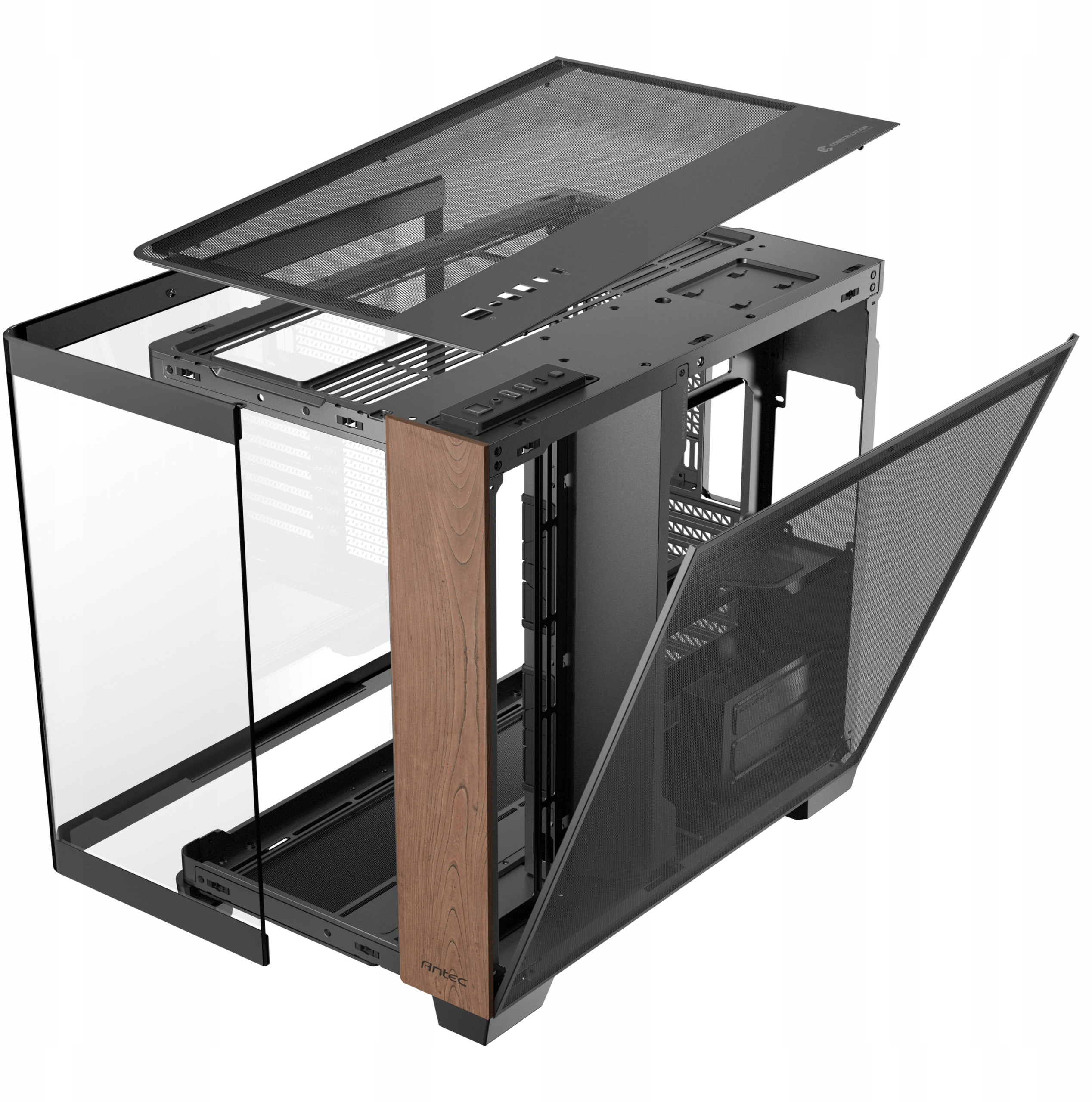 Antec C8 Curve Wood – Elegancka obudowa Full Tower do komputera