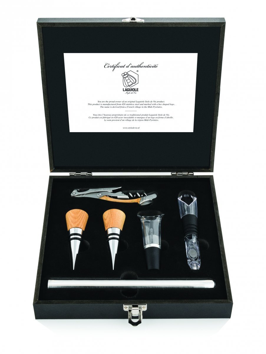 Korkociąg Luxury Line Laguiole z akcesoriami – Elegancja w Twojej kuchni