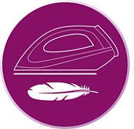 Optymalna waga ułatwia przesuwanie żelazka po ubraniach