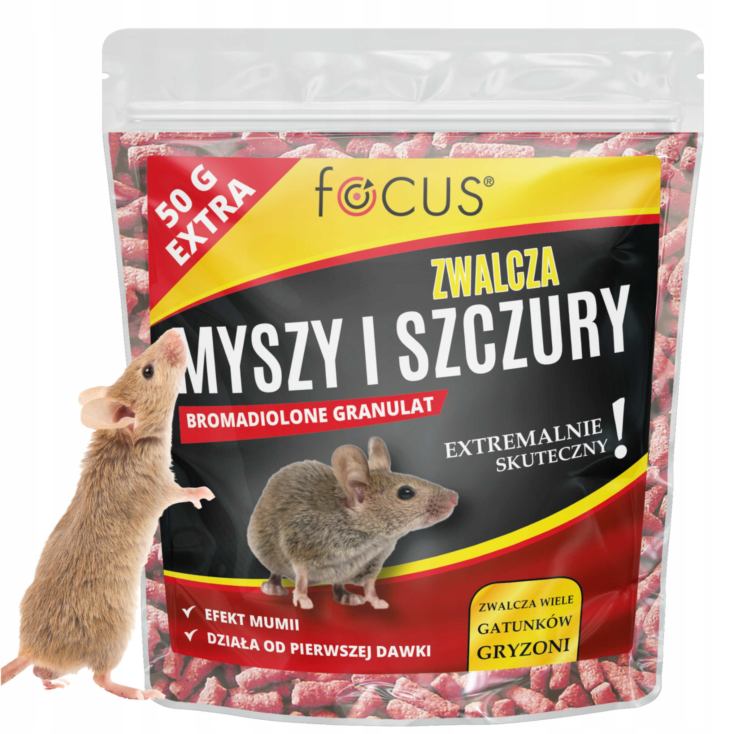 Skuteczność przeciwko opornym gryzoniom – Zwalczanie myszy i szczurów