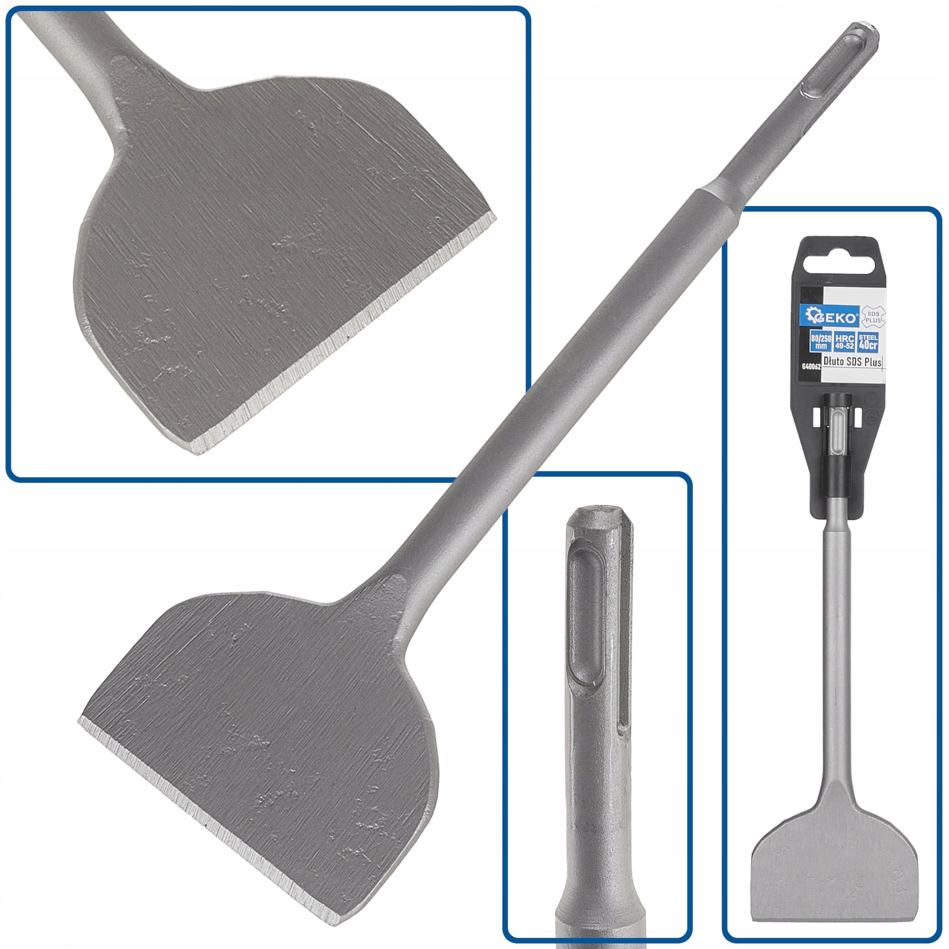 Dłuto SDS Plus 80/250mm – Niezbędne narzędzie do obróbki betonu