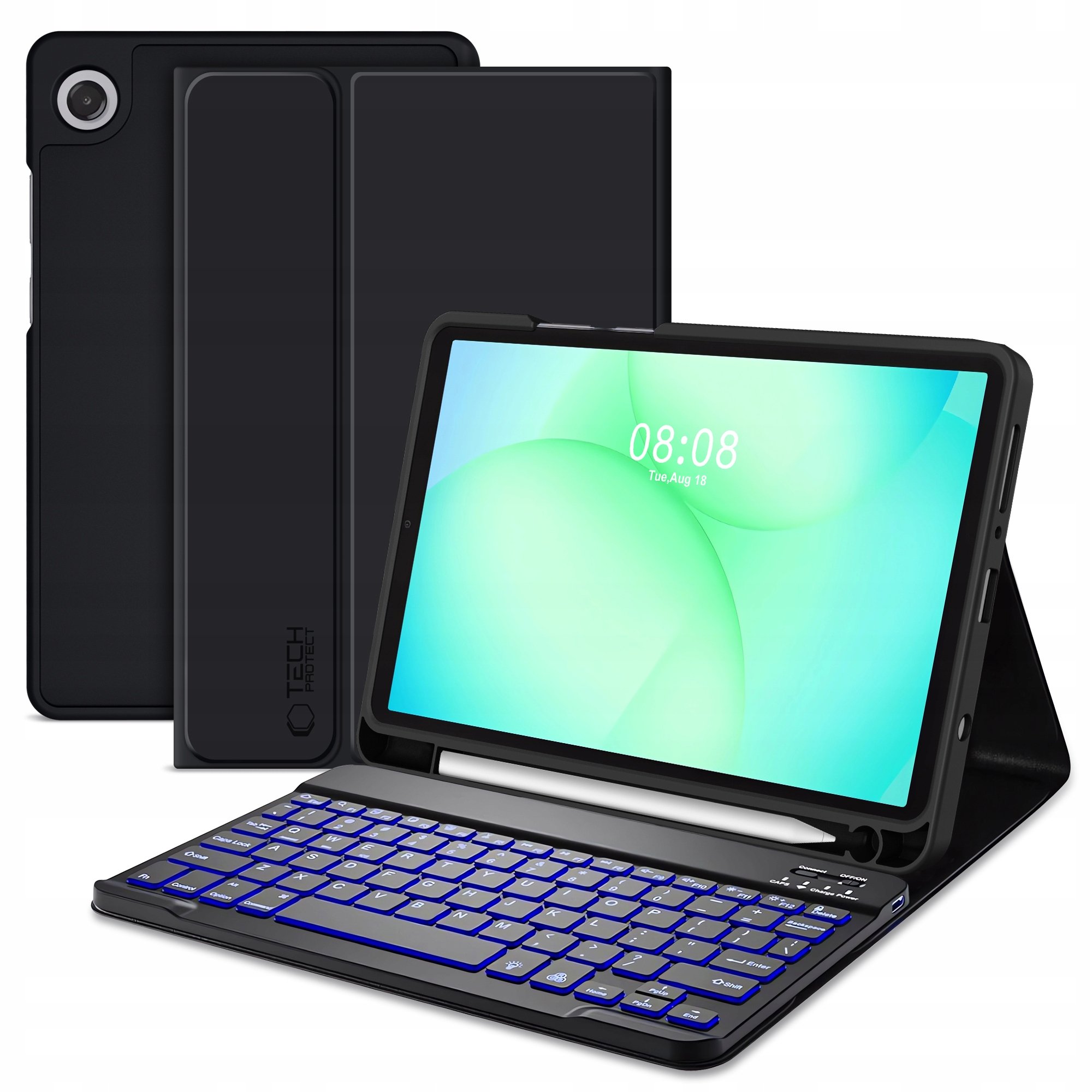 TECH-PROTECT SC PEN + KEYBOARD GALAXY TAB A9+ / A11+ PLUS 11.0 – Funkcjonalne etui z klawiaturą