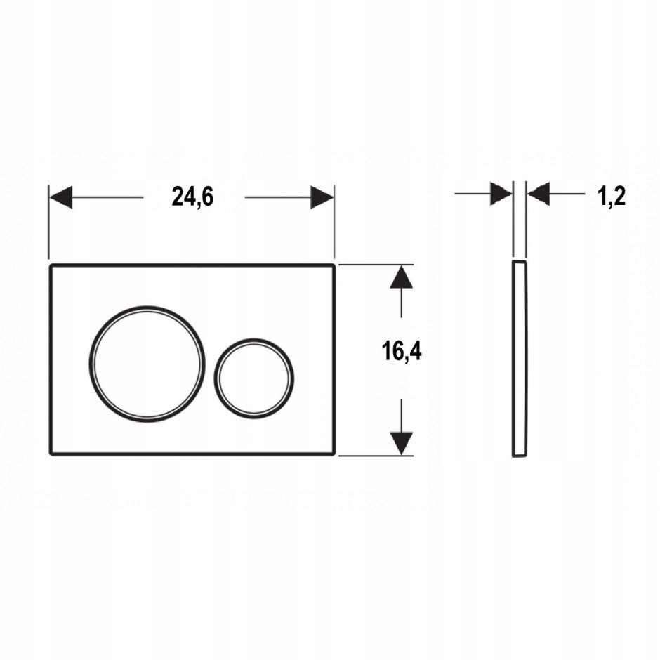 Wymiary i ergonomia – Idealne dopasowanie 24.6x16.4x1.2 cm