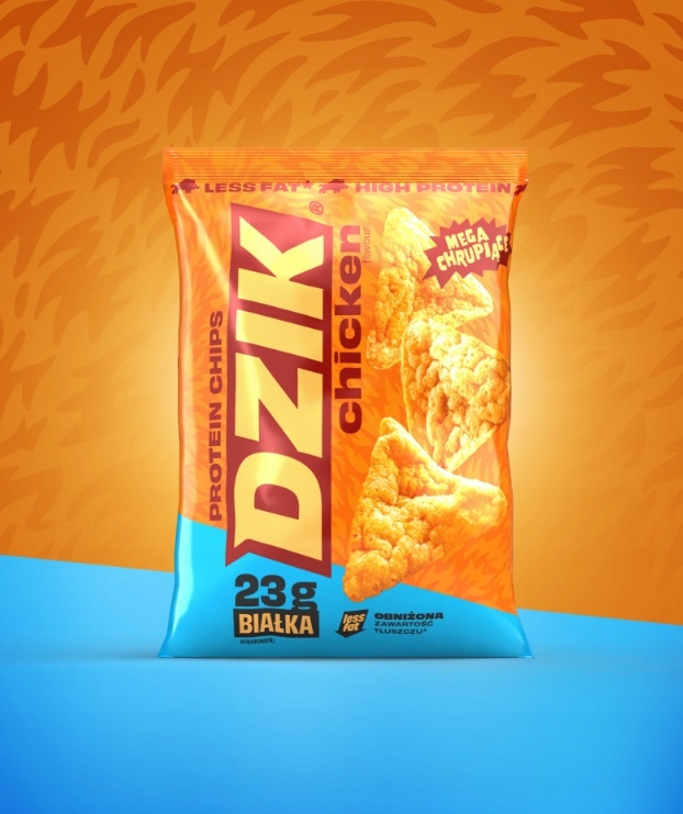 Dzik Chipsy sojowe o smaku kurczaka 50 g – Zdrowa przekąska dla każdego
