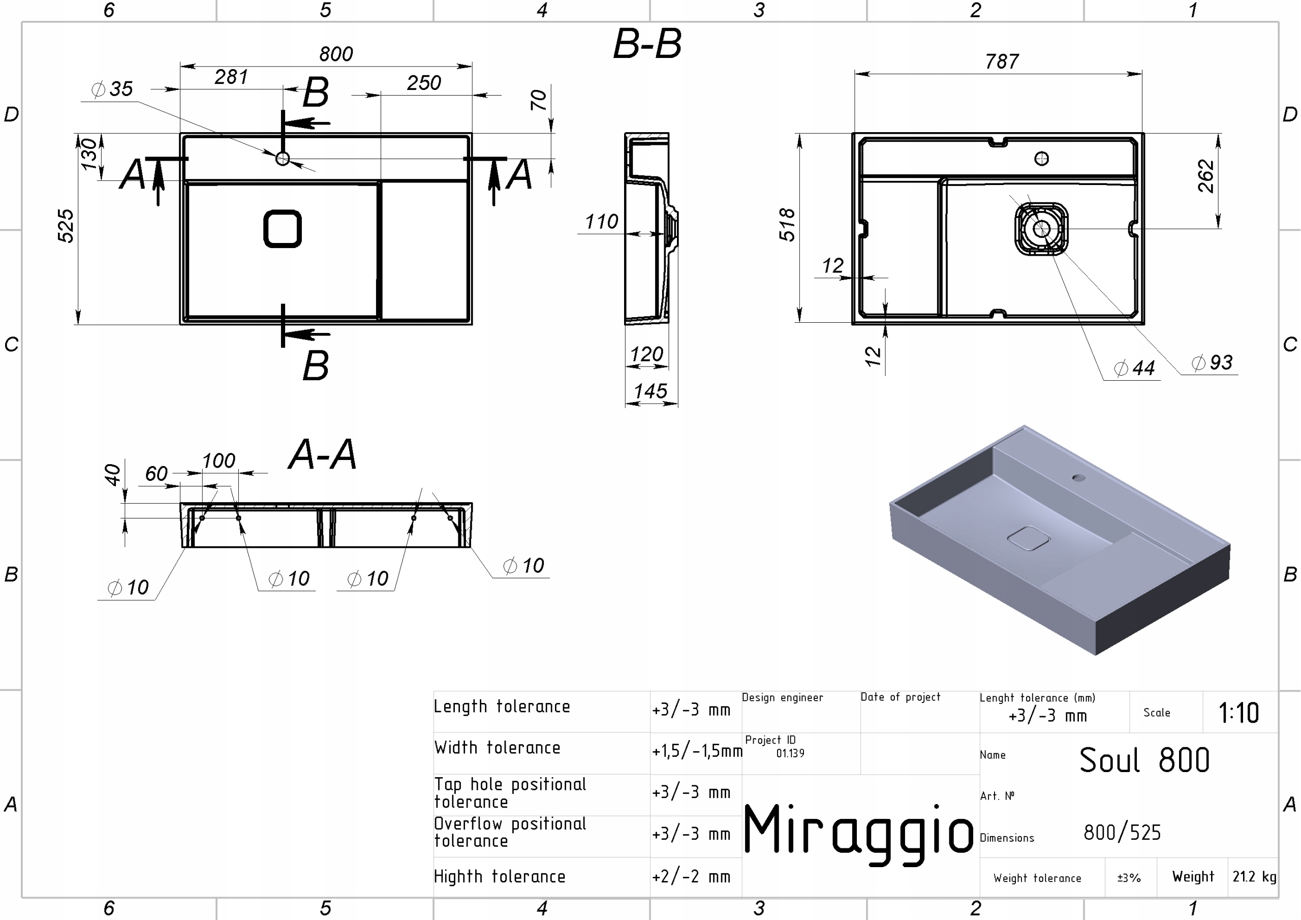 Materiał wykonania – Konglomerat Miramarble