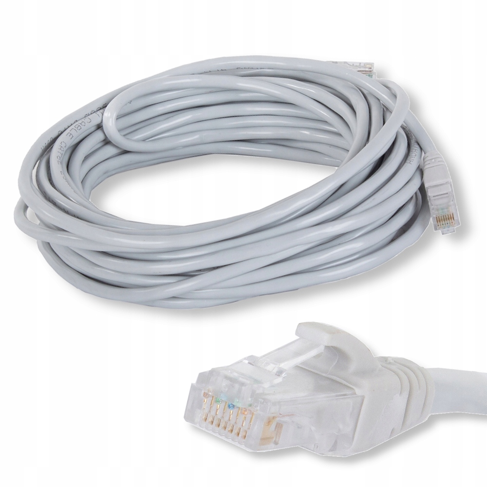 Kabel sieciowy 10m CAT 6 skrętka przewód internetowy RJ45 ethernet UTP – Wydajność i niezawodność w sieci