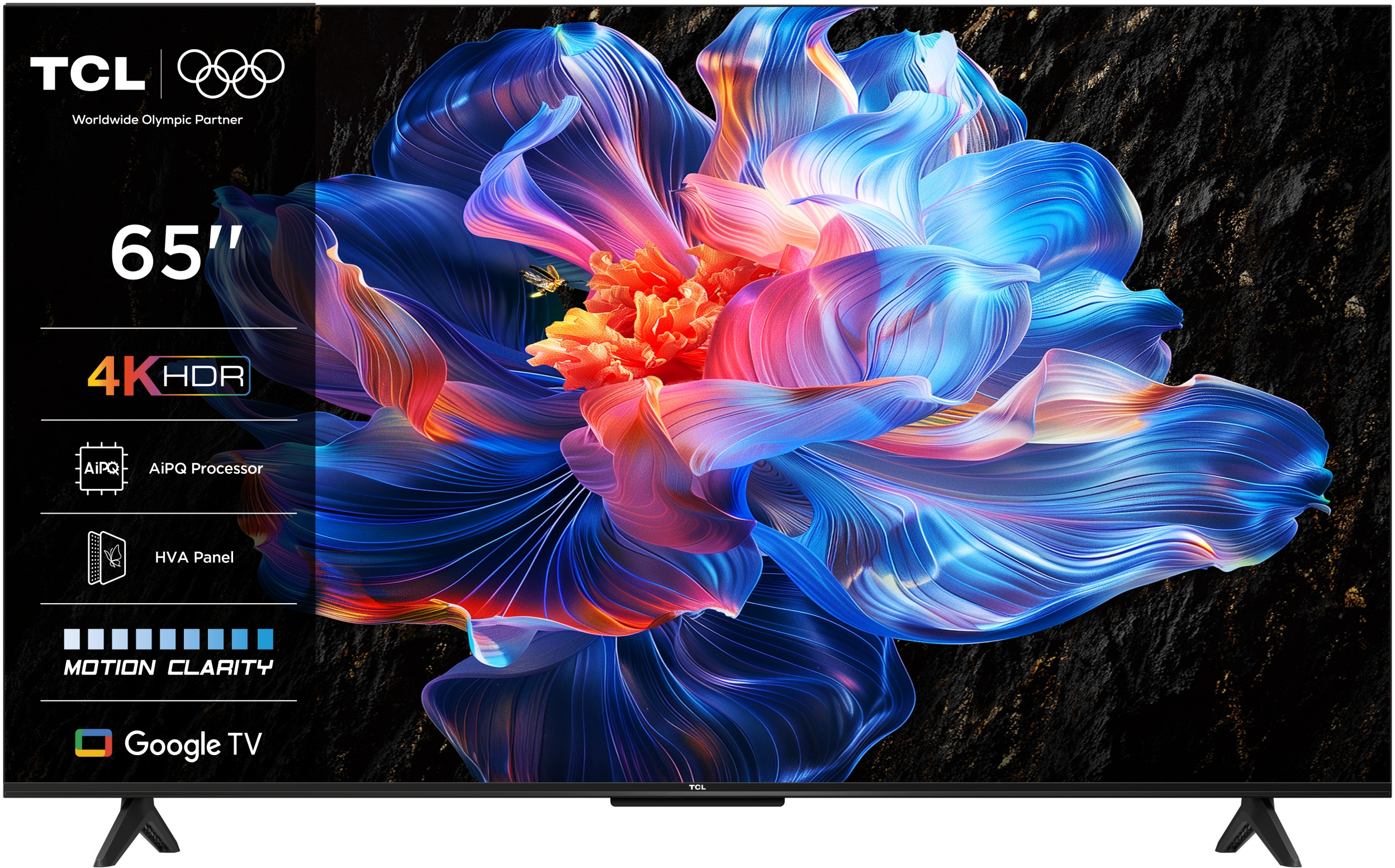 TCL LED 65'' 65V6C – Telewizor 4K UHD z Google TV