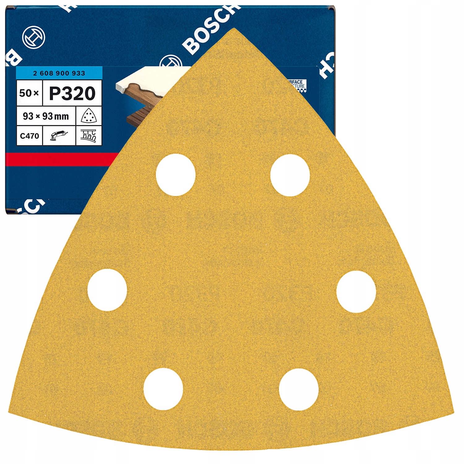 Papier ścierny EXPERT C470 do szlifierek Delta 93 mm G320 - Wysoka jakość i efektywność