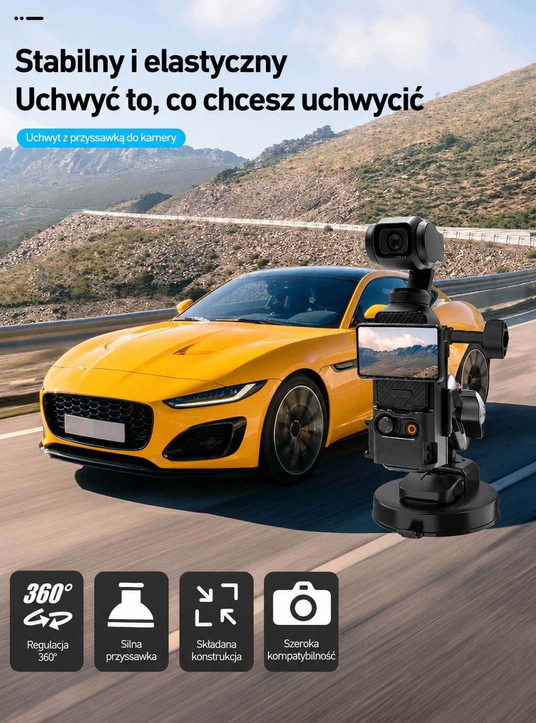 Stabilność i trwałość – mocna przyssawka dla pewnego mocowania