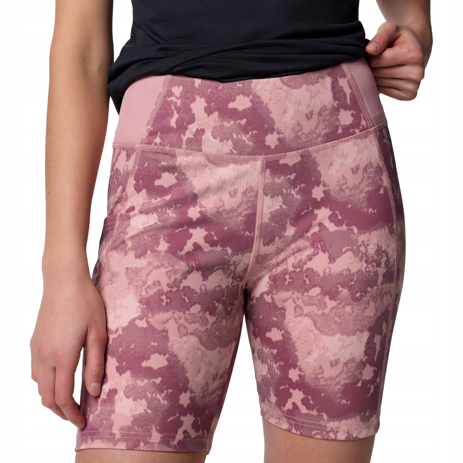 Columbia Boundless Trek 1/2 Tight – Damskie spodenki sportowe w kolorze różowym