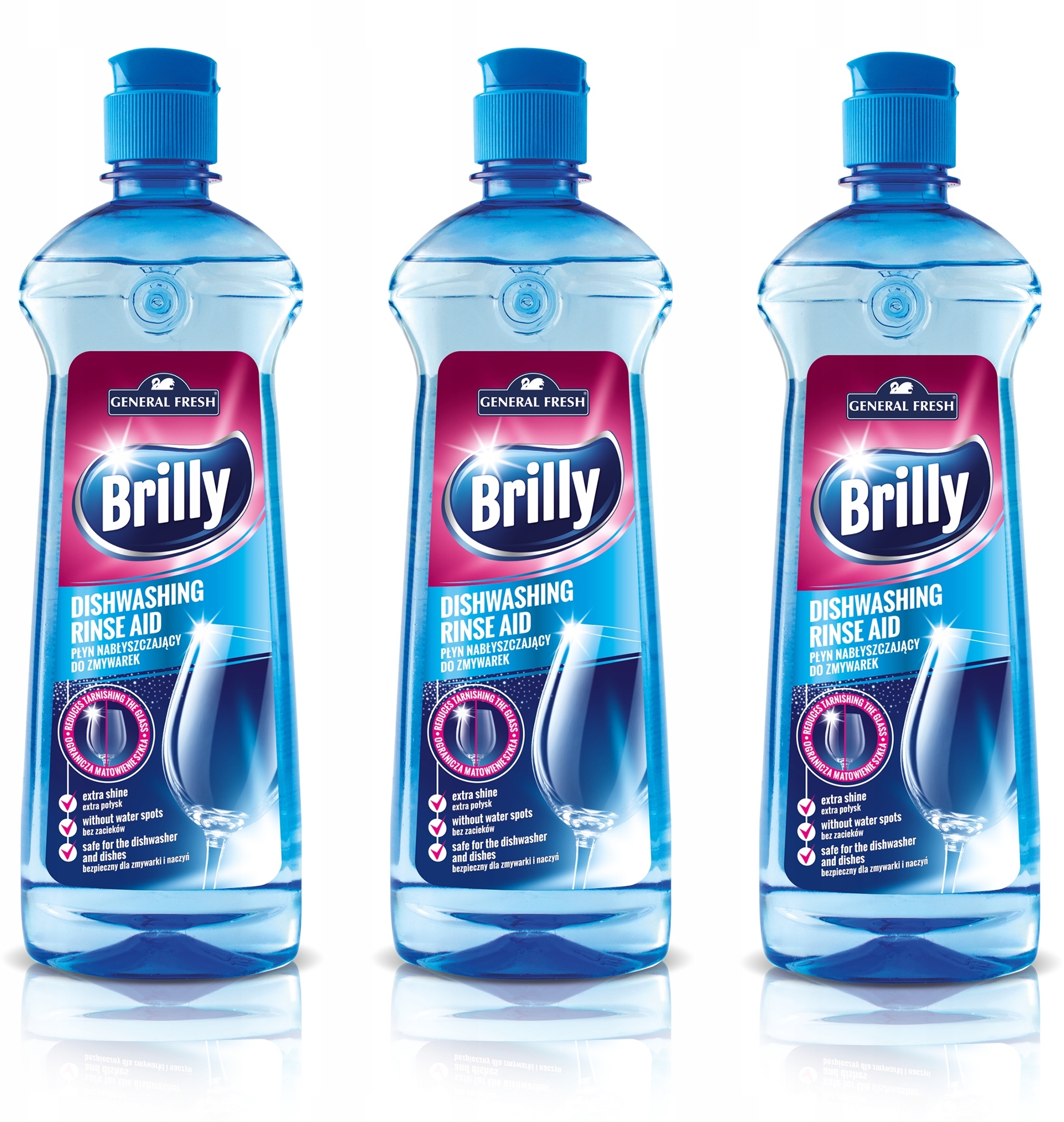 Płyn nabłyszczający do zmywarek Brilly 500ml – Idealne wykończenie dla Twoich naczyń