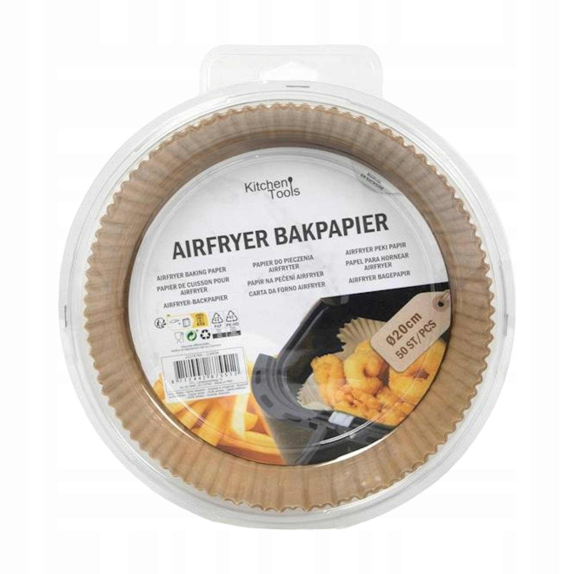 MPLCo Papier do pieczenia WKŁADY do frytkownicy AIR FRYER – Zdrowe gotowanie bez tłuszczu